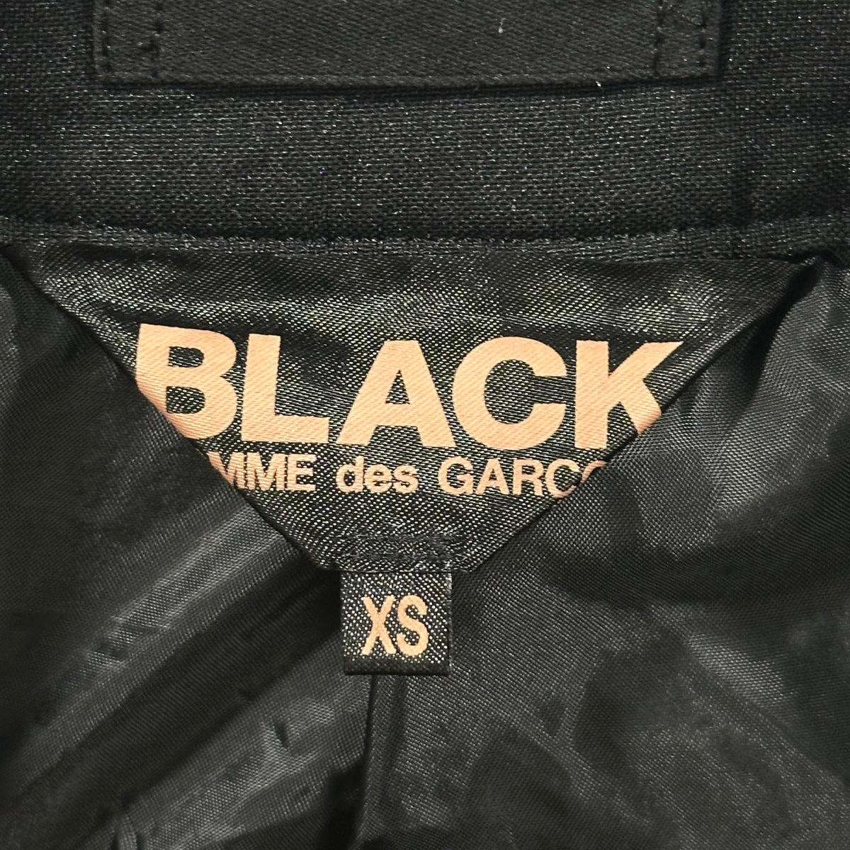 BLACK COMME des GARCONS(ブラックコムデギャルソン) 2021AW Polyester Sleeveless Trench Coat ポリエステル スリーブレス トレンチ コート 1H-J020 XS ブラック AD2021