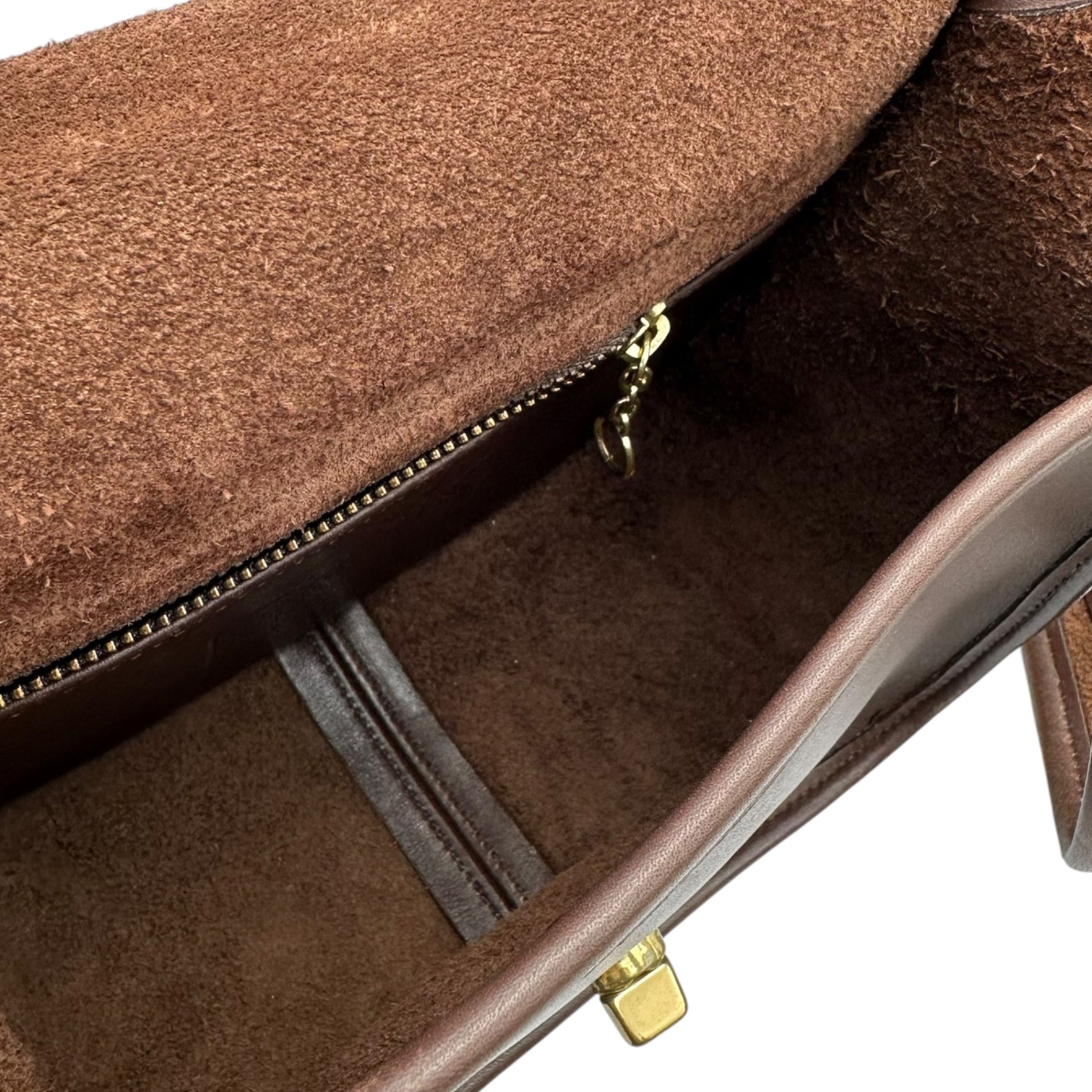 OLD COACH(オールドコーチ) Turnlock Old Leather Shoulder Pouch ターンロック オールド レザー ショルダー ポーチ ブラウン