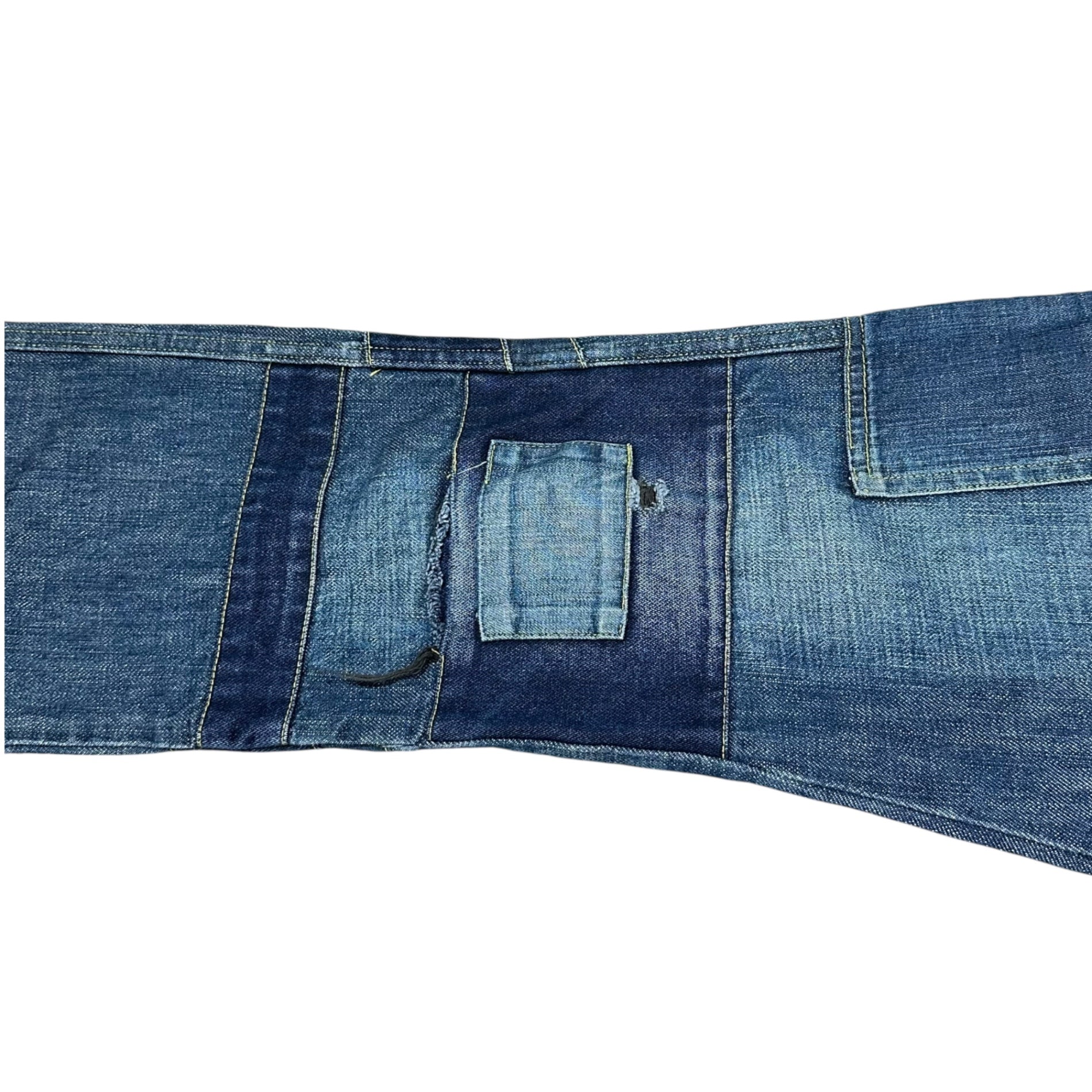 UNDERCOVER(アンダーカバー) 01AW DAVF Period Patchwork Denim Cargo Pants DAVF期 パッチワーク デニム カーゴ パンツ S313 M インディゴ