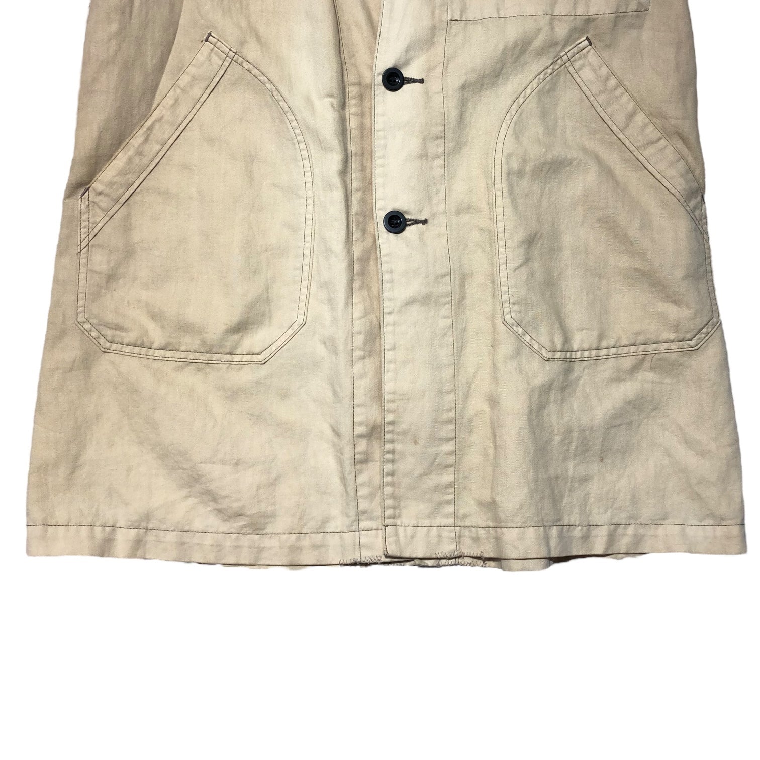 HOLLYWOOD RANCH MARKET(ハリウッドランチマーケット) コットン リネン ショップ コート ジャケット 700016-570 2(M程度) ベージュ