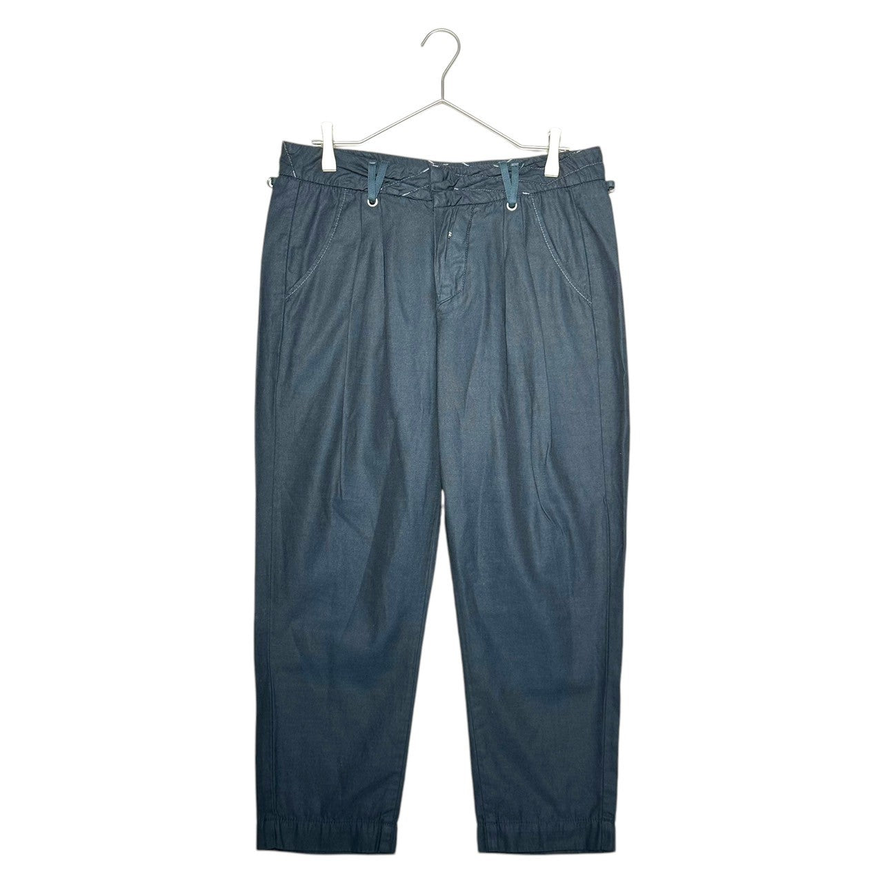 MARITHE FRANCOIS GIRBAUD(マリテフランソワジルボー) 00's Tapered Cropped Pants テーパード クロップド パンツ F6-2727 L ネイビー