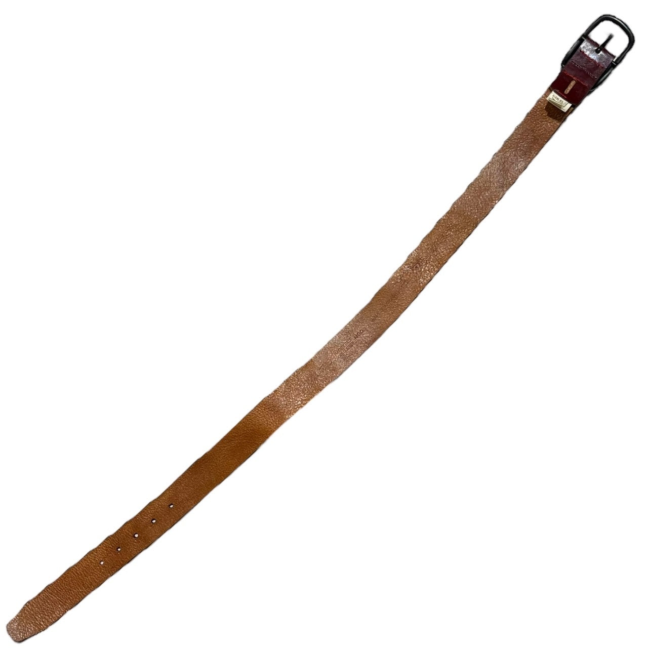 DIESEL(ディーゼル) 00's buckle leather belt バックル レザー ベルト ブラウン