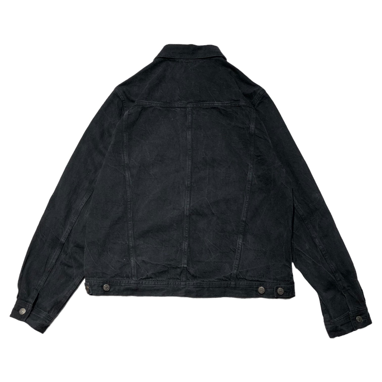 AURALEE(オーラリー) 23SS Selvedge Faded Light Denim Blouson セルビッチ フェード ライトデニム ブルゾン A23SB01DE 5 ブラック 著名人着用・完売品