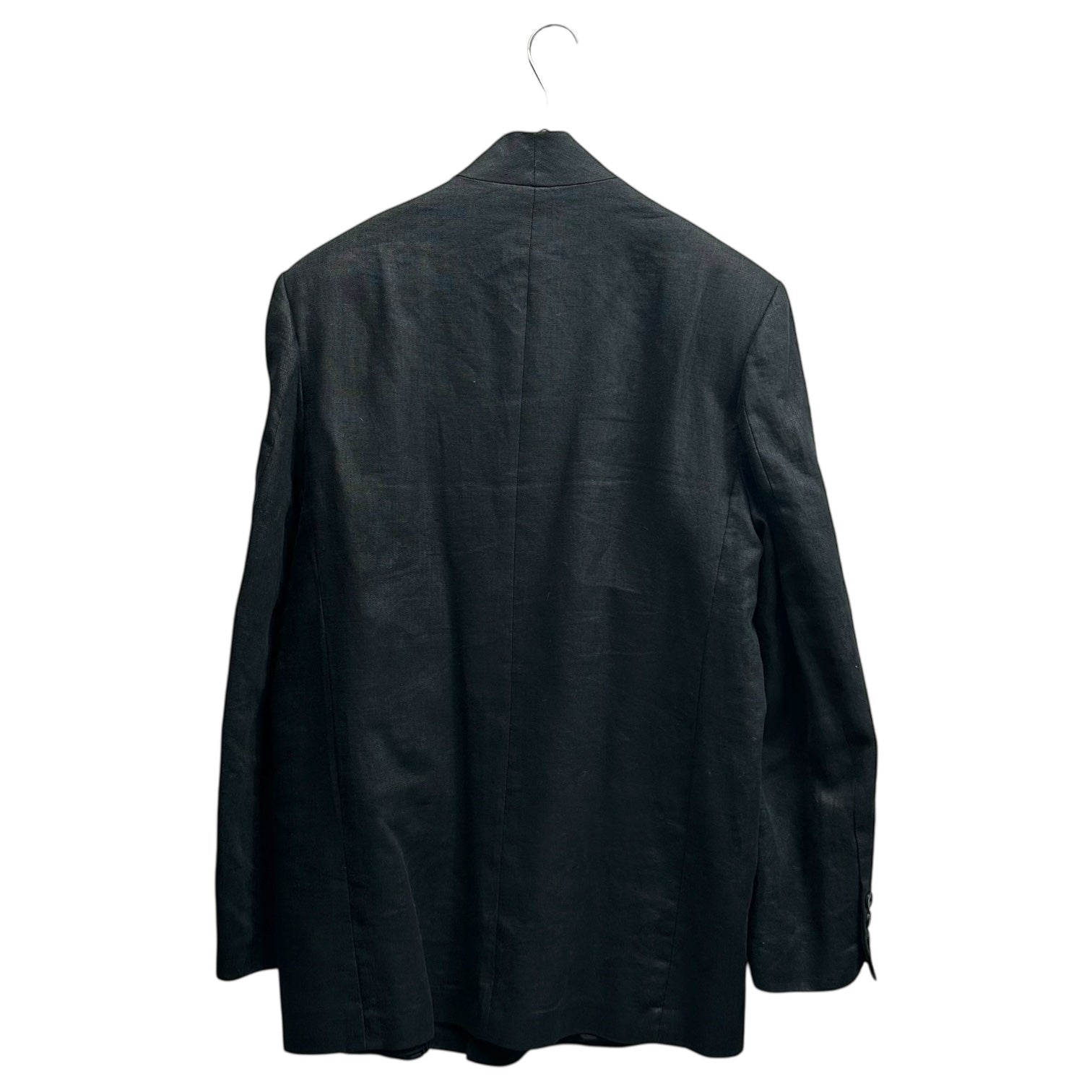 SHANGHAI TANG(シャンハイタン) All Silk Mao Collar Jacket オールシルク マオカラー ジャケット US40(L程度) ブラック