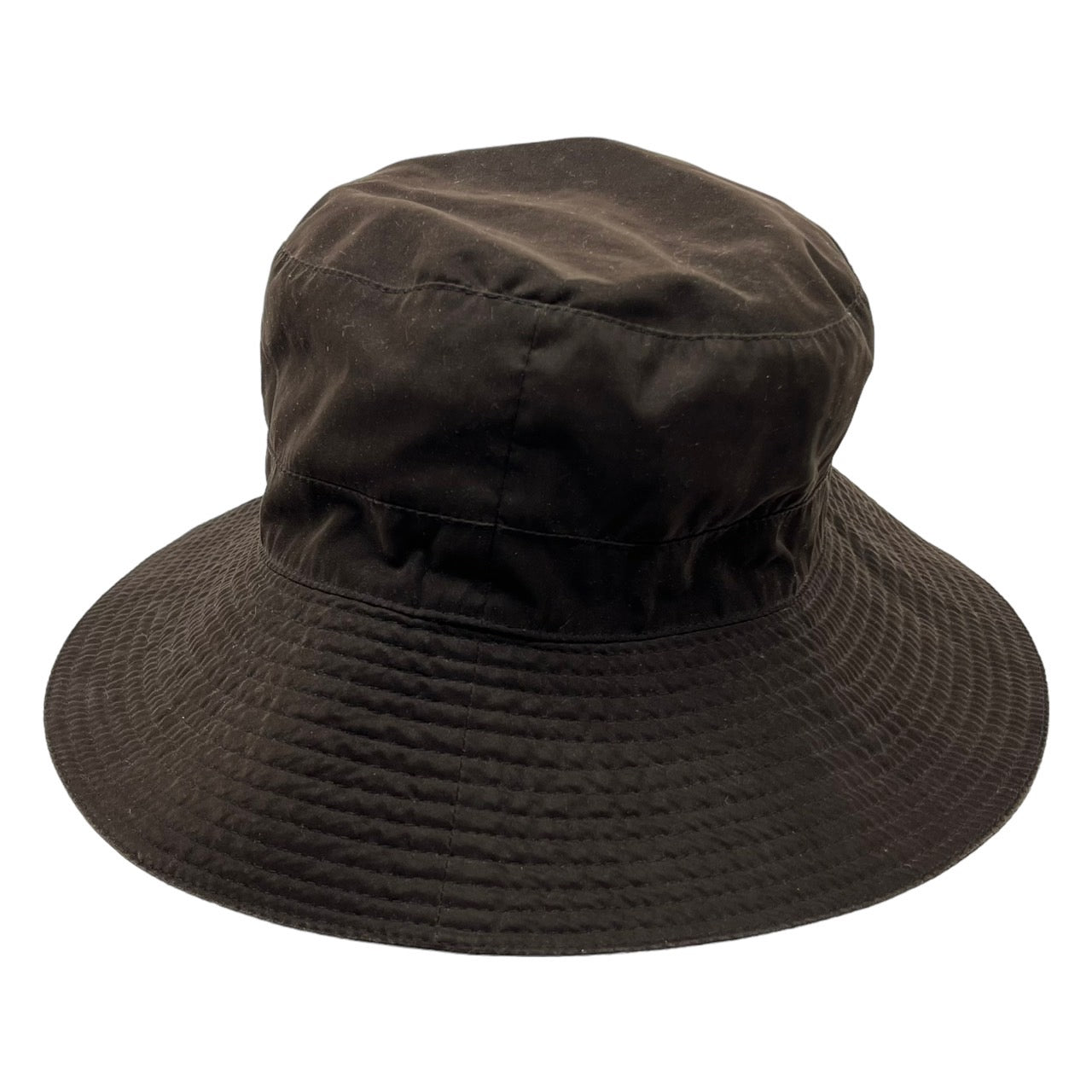 HERMES(エルメス) Hロゴステッチチューリップハット/バケットハット ダークブラウン MOTSCH HERMES MOTSCH社