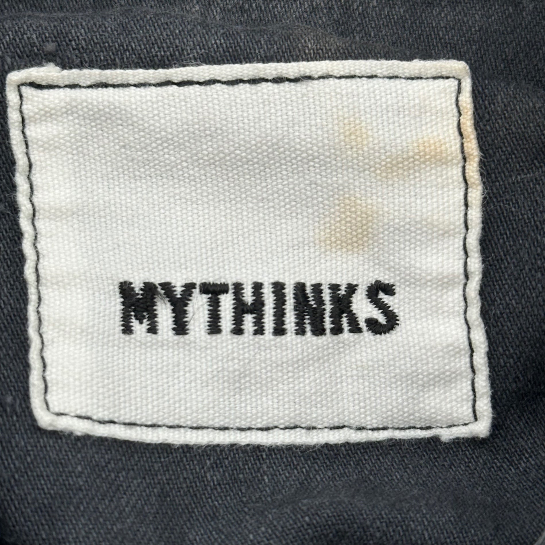 MY THINKS(マイシンクス) Snap-Button Western-Style Soft Denim Shirt スナップボタン ウエスタン ソフトデニムシャツ S ブラック
