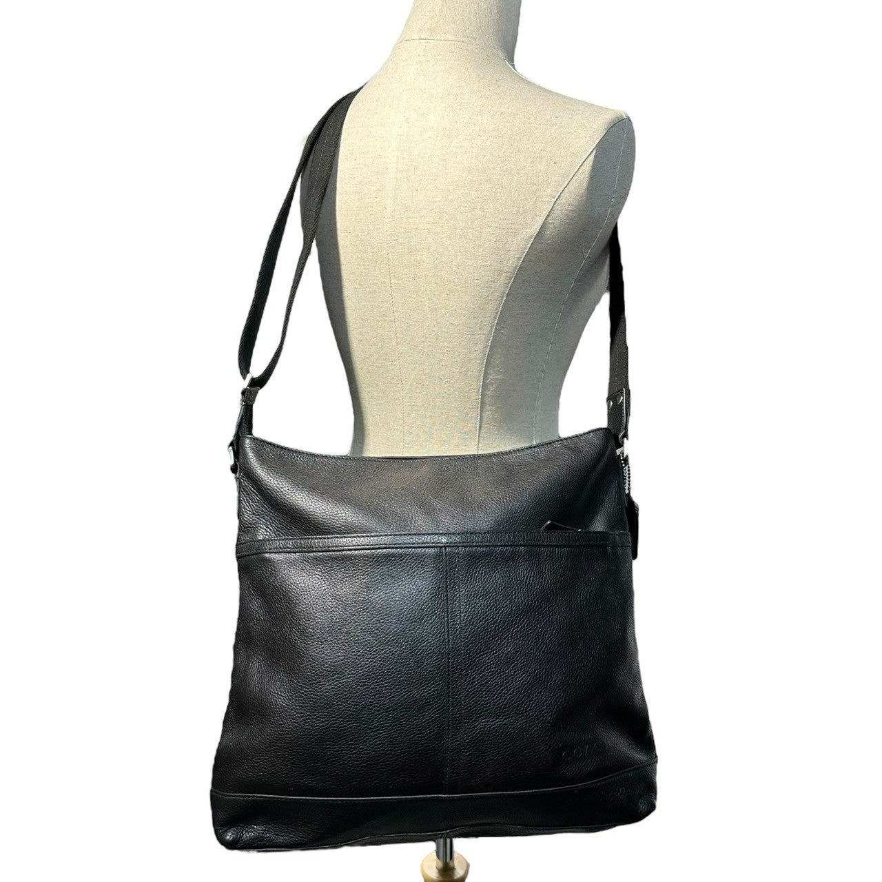 COACH(コーチ) Leather Shoulder Bag レザー ショルダー バッグ F70457 ブラック