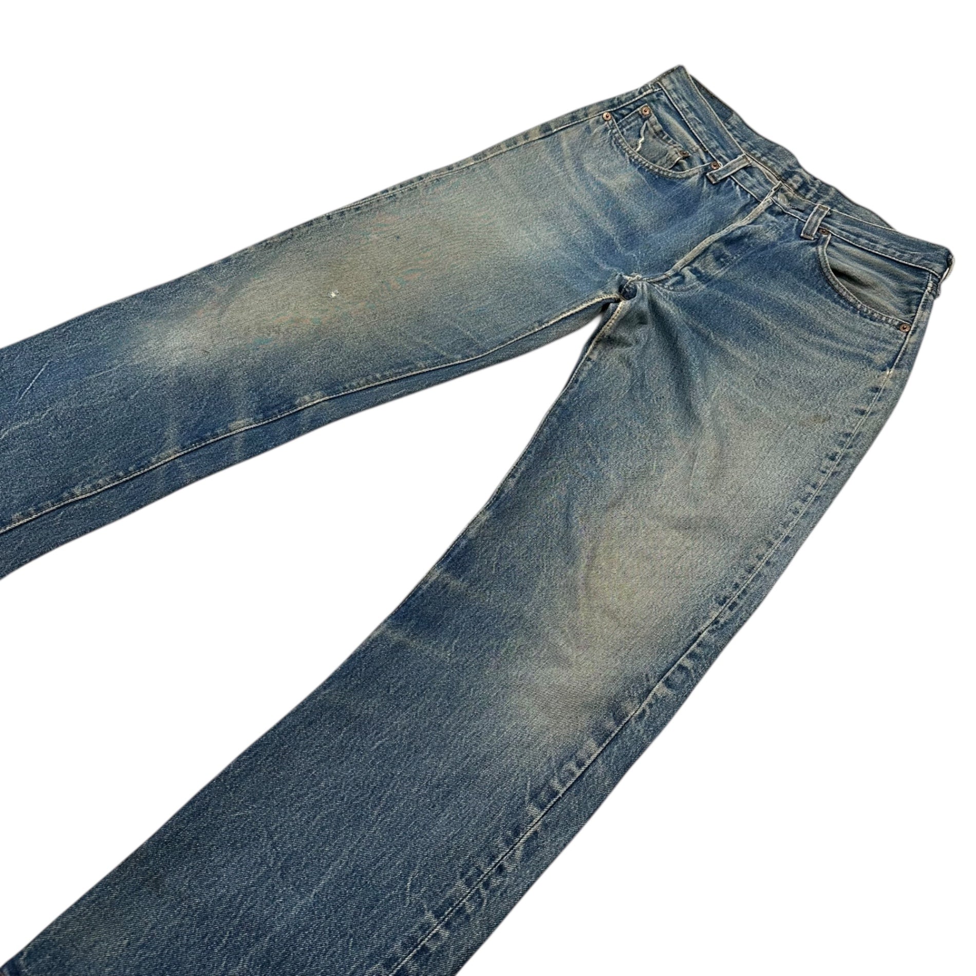 Levi's(リーバイス) 80's 501 Redline Vintage Denim pants 赤耳 ヴィンテージ デニム パンツ W33 L34 インディゴ 1983年7月製造 USA製 80年代 セルビッチ ボタン裏524