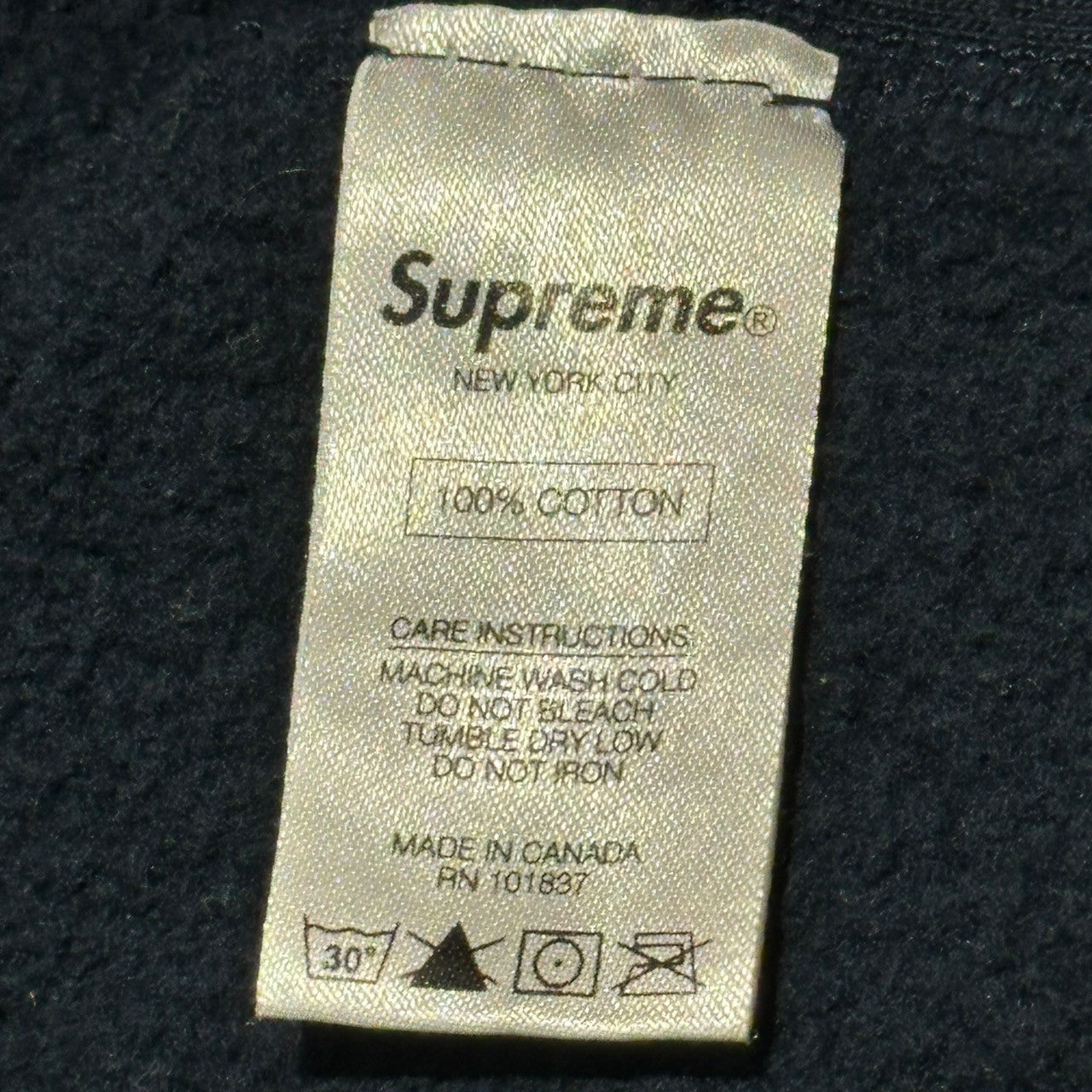 SUPREME(シュプリーム) Box Logo Crewneck ボックス ロゴ クルーネック スウェット S ネイビー×レッド