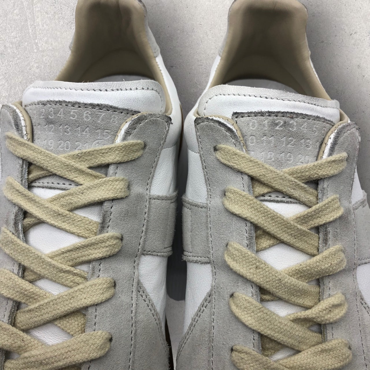 Maison Margiela(メゾンマルジェラ) 22SS GERMAN TRAINER ジャーマントレーナー ローカット スニーカー S57WS0236 40(25.5~26cm) ホワイト 22年モデル