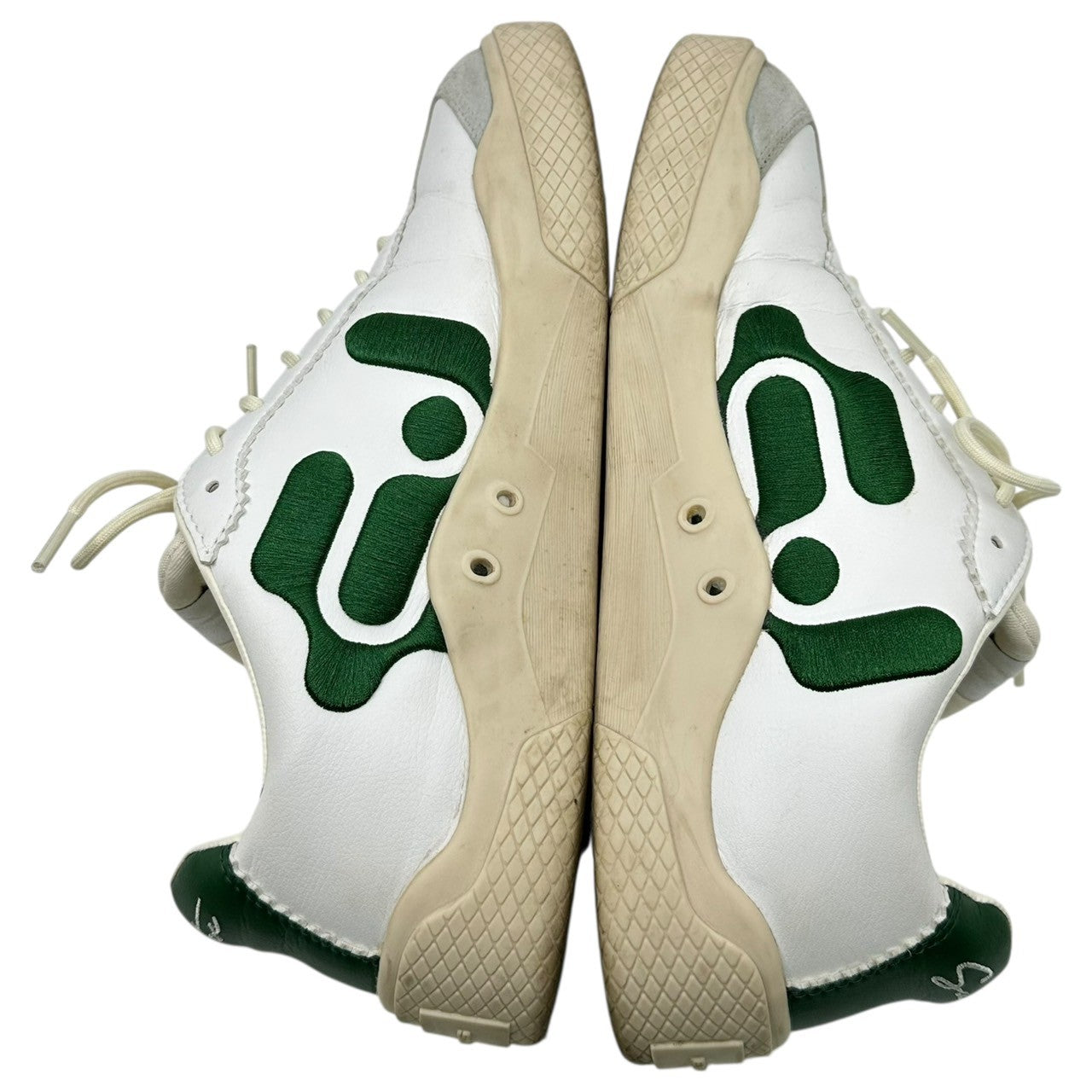 EYTYS(エイティーズ) Santos サントス 1513908 41(27cm程度) ホワイト×グリーン LOW-TOP sneakers ロゴ ローカット スニーカー