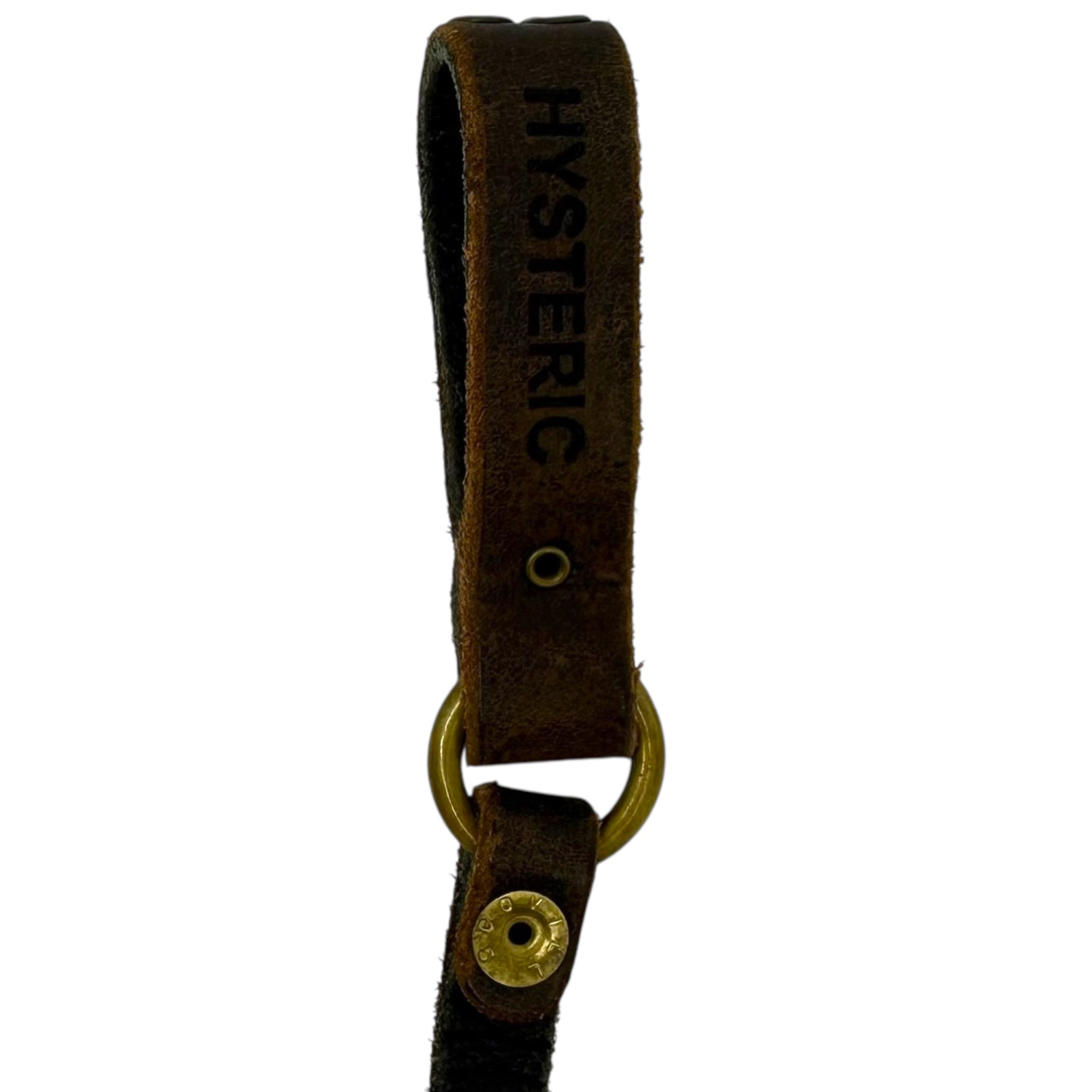 BALTAZAR×HYSTERIC GLAMOUR(バルタザール×ヒステリックグラマー) Studded Leather Wallet Chain スタッズ レザー ウォレット チェーン ブラウン コラボ