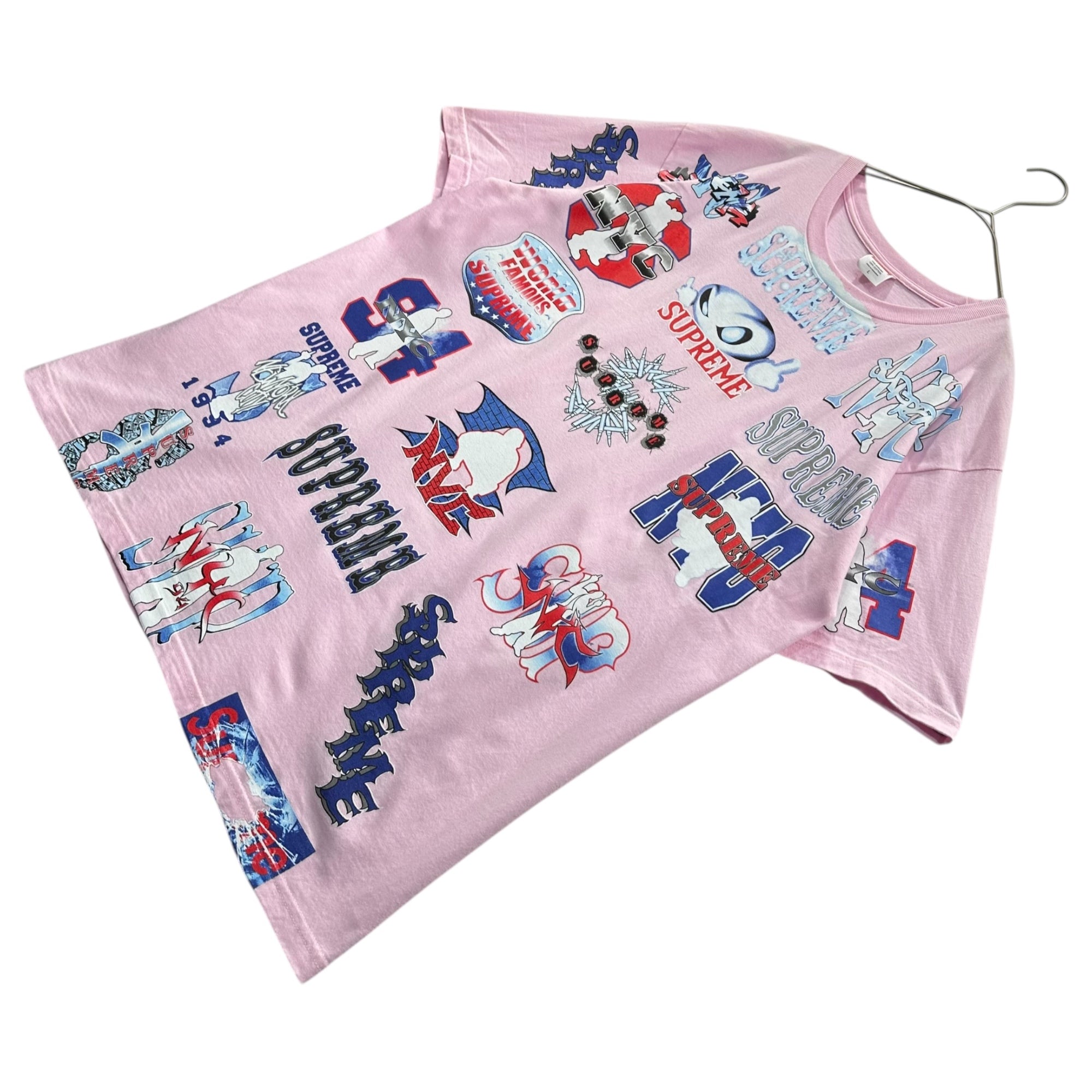 SUPREME(シュプリーム) 26SS Flash Tee フラッシュ Tシャツ プリント L ピンク