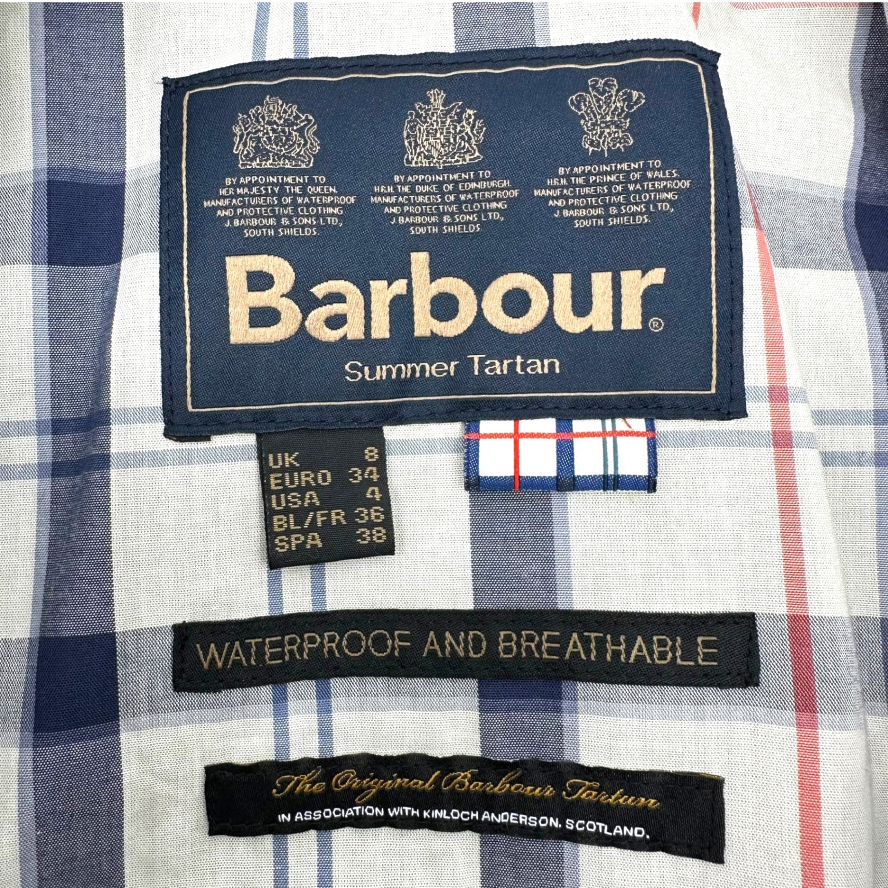 Barbour(バブアー) Thornhill Belted Trench Coat ベルテッド トレンチ コート LWB0457NY51 8(M程度) ネイビー