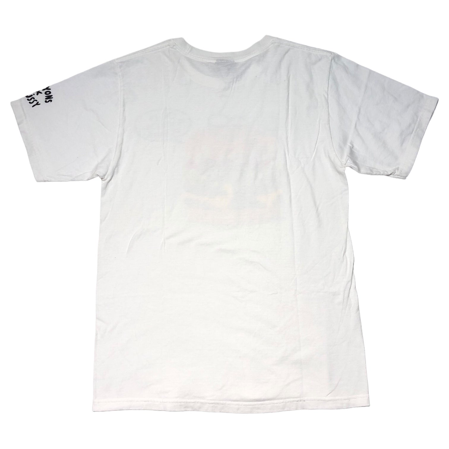 STUSSY(ステューシー) OLD SKOOL FLAVOR Hamburger T-shirt S ホワイト×マルチカラー
