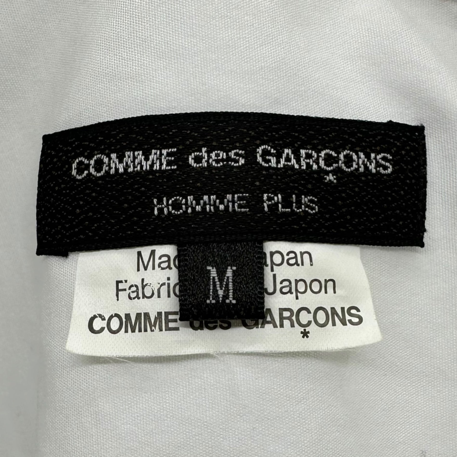 COMME des GARCONS HOMME PLUS(コムデギャルソンオムプリュス) 18AW White shock期 Twisted deformed long sleeve shirt 捻じれ 変形 長袖 シャツ PB-B003 M ホワイト AD2018