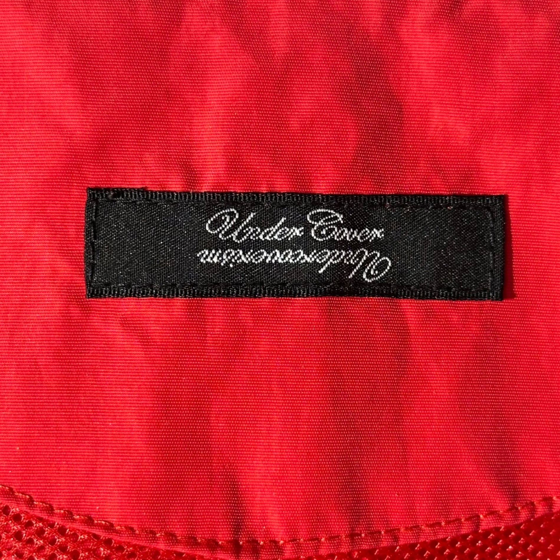 UNDERCOVER(アンダーカバー) 15AW WAHNFRIEDEN Graphic Print Hooded Coach Jacket グラフィック プリント フーデッド コーチ ジャケット UCP9203-3 2 レッド ナイロン 15FW