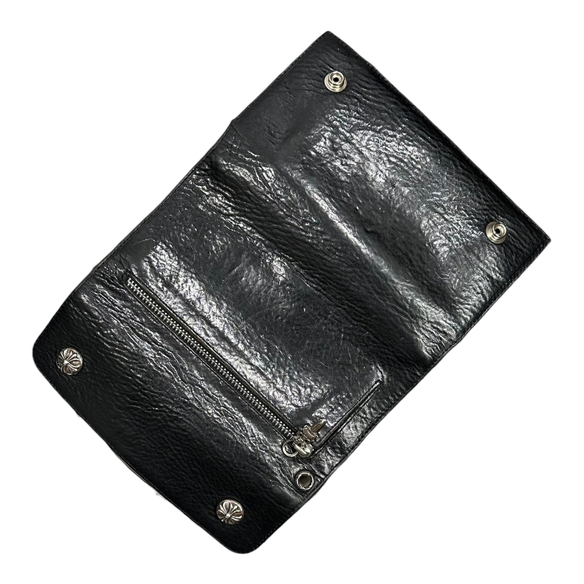 CHROME HEARTS(クロムハーツ) CH Cross Wave Wallet CHクロス ウェーブ ウォレット 財布 ブラック