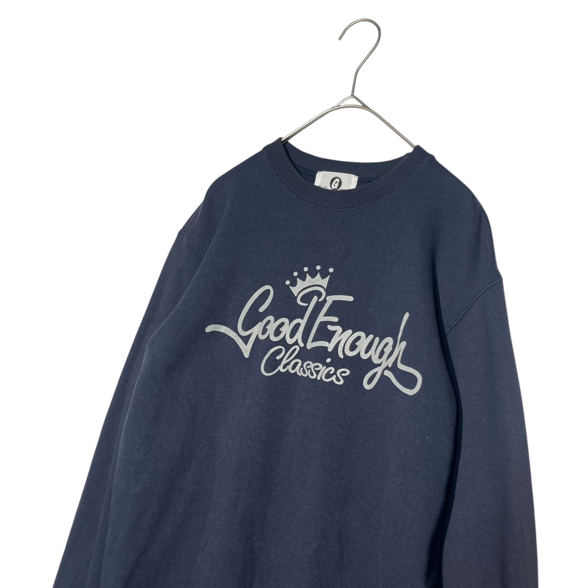 GOODENOUGH(グッドイナフ) 14AW ROUND BODY CLASSICS CREW ラウンドボディ クラシック クルーネック スウェット GE-144008 S ネイビー