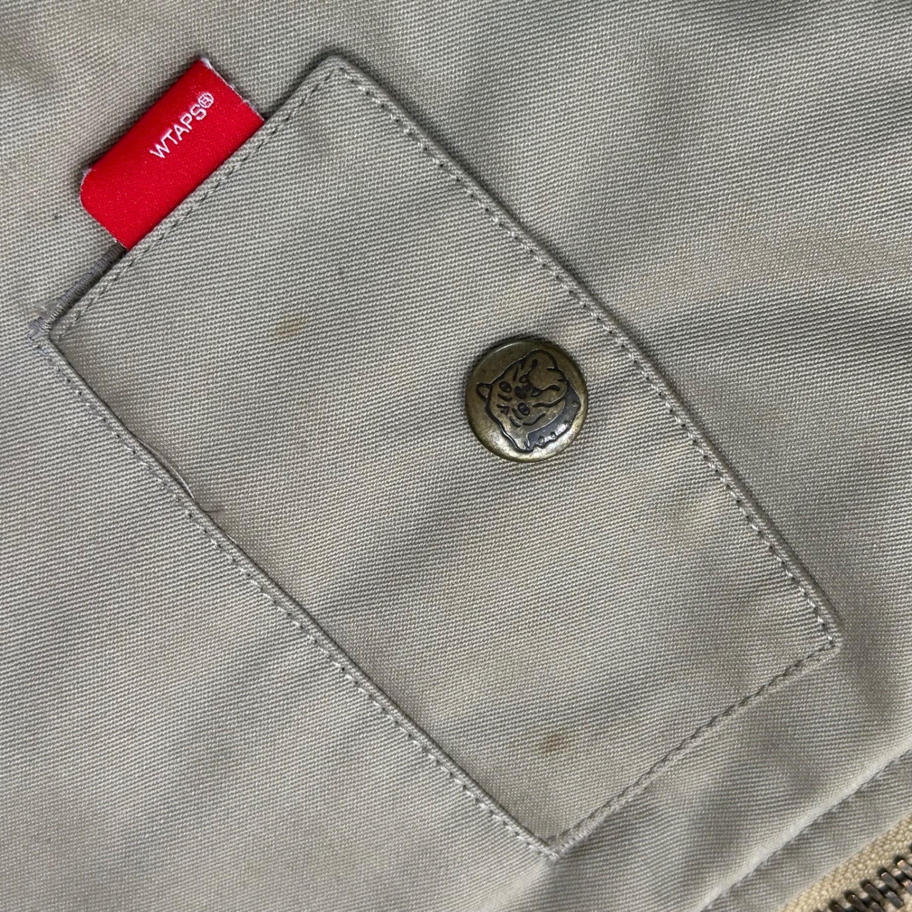 WTAPS(ダブルタップス) 10SS 96-69 Bondage Military Jacket ボンテージ ミリタリー ジャケット 101GWDT-JKM03 M ベージュ