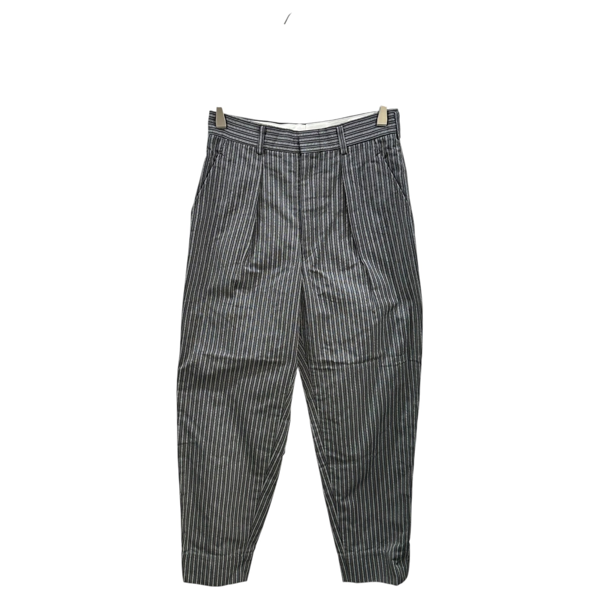 COMME des GARCONS(コムデギャルソン) 1995SS Nylon Striped Pants ナイロン ストライプ パンツ GP-10018S S グレー×ブラック AD1994