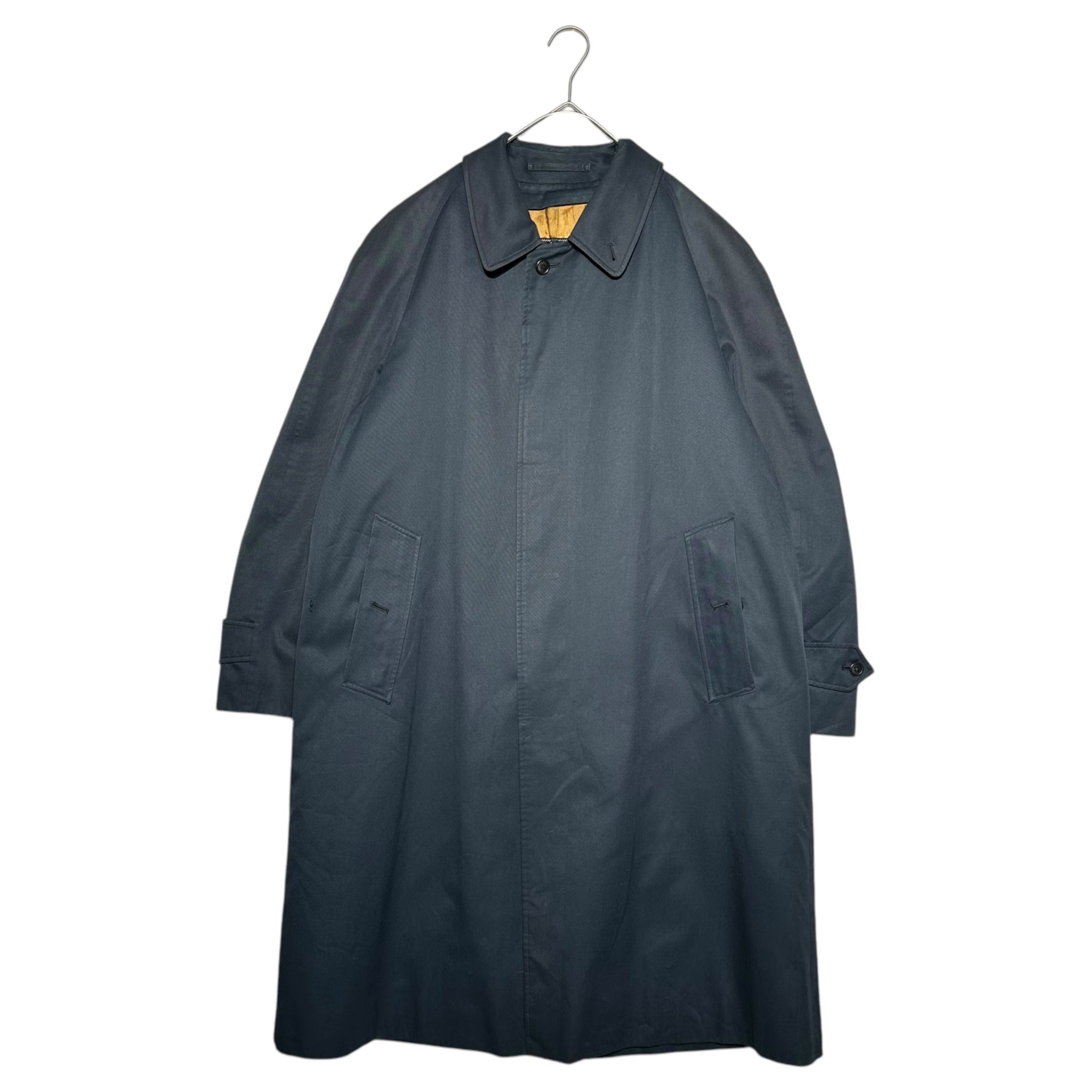 Burberrys(バーバリーズ) 80's~90's Nova Check Lining Stencil Collar Coat ノヴァチェック ライニング ステンカラー コート 表記無(XL程度) ネイビー 80年代~90年代