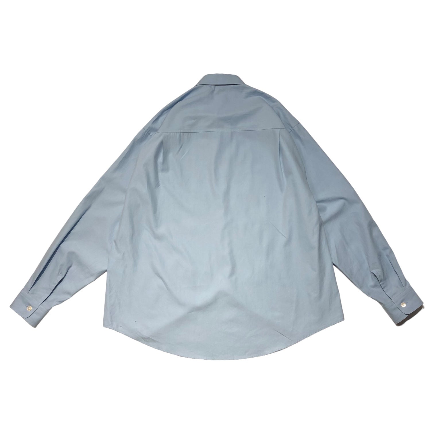 AURALEE(オーラリー) 24SS WASHED FINX TWILL BIG SHIRT ウォッシュド フィンクス ツイル ビッグシャツ A24SS02TN 3 ブルー 著名人着用・完売品