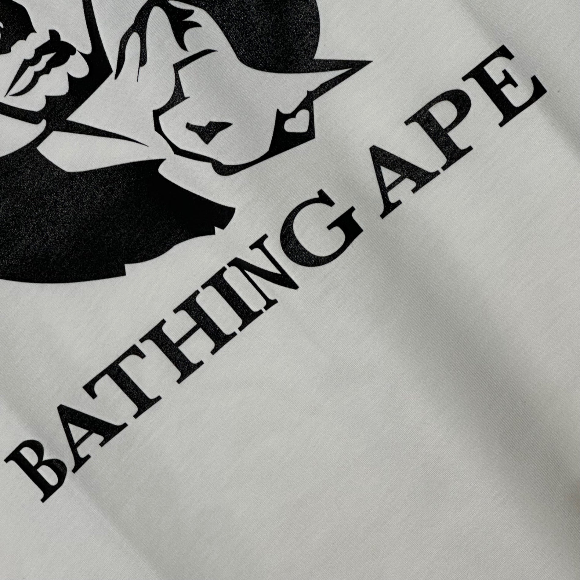 GOD SELECTION XXX×A BATHING APE(ゴッドセレクショントリプルエックス×アベイシングエイプ) BEETHOVEN TEE ベートーベン Tシャツ GX-A24-BAST-05 L ホワイト