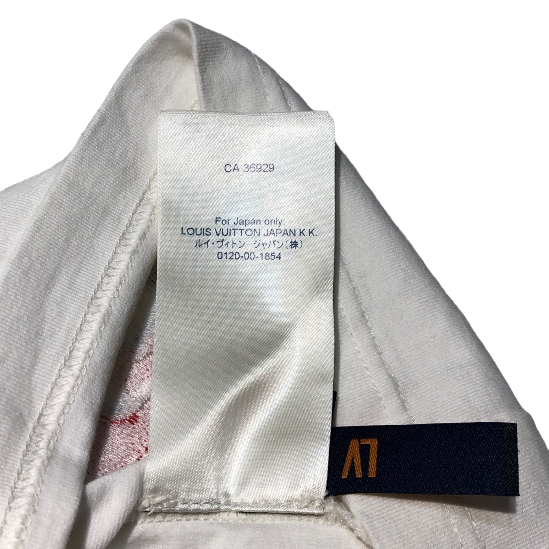 LOUIS VUITTON(ルイヴィトン) 21AW ×NBA BACK LETTER LV TEE バックレター Tシャツ RM212M DT3 HLY20W L ホワイト×マルチカラー