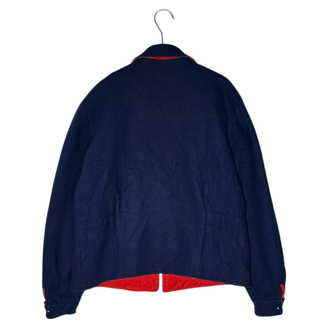VINTAGE(ヴィンテージ) 70's~80's TALON ZIP Vintage Reversible Wool Swing Top ヴィンテージ リバーシブル ウール スイング トップ 表記無(S程度) ネイビー×レッド ジャケット ブルゾン 古着