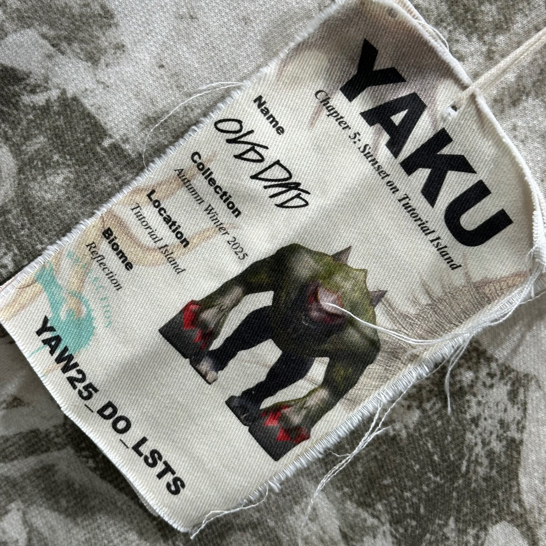 YAKU(ヤク) 2025AW Gaunt Longsleeve Top ガント 長袖 Tシャツ S カーキ カットソー 迷彩 カモ