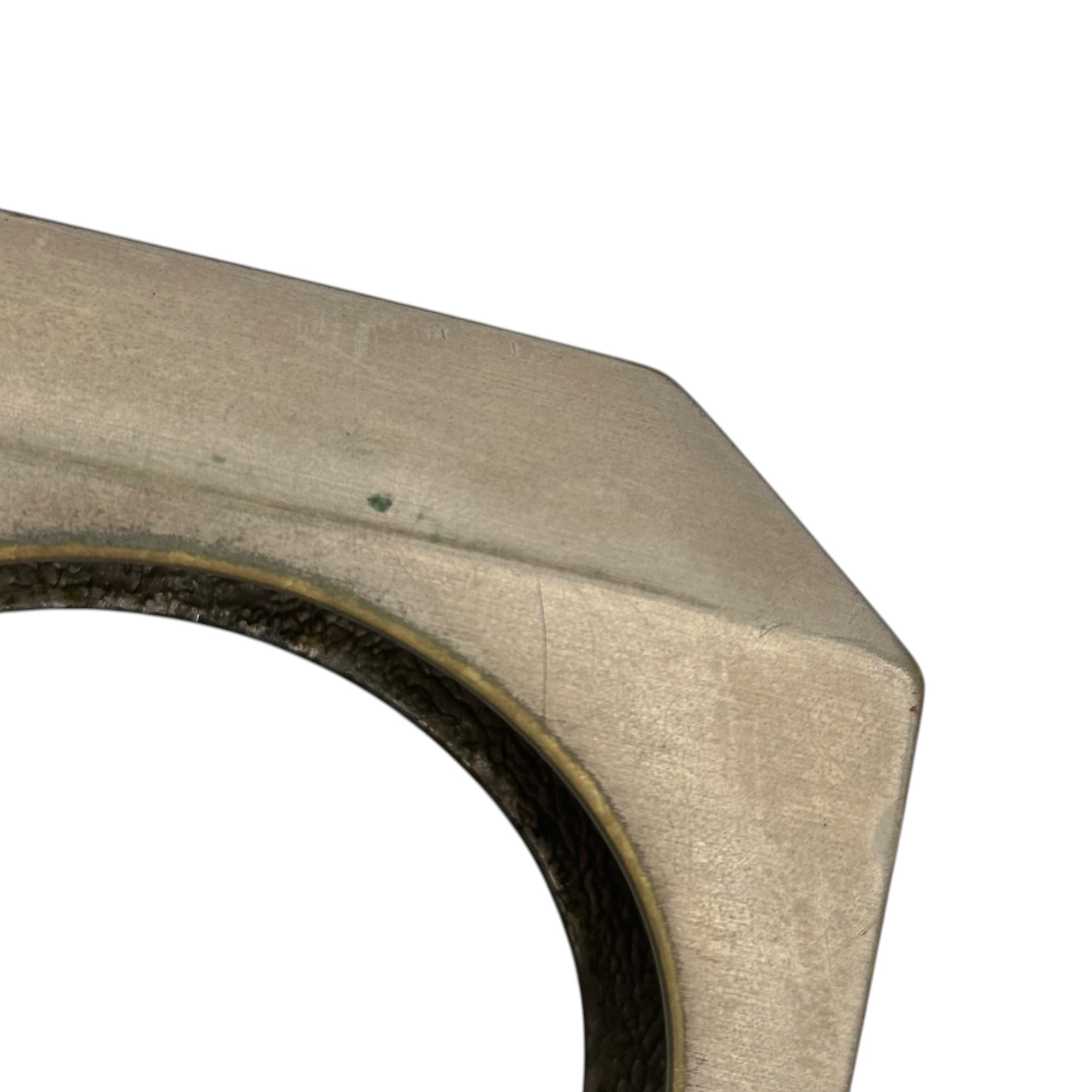 【実店舗限定】Rick Owens(リックオウエンス) PEERFORMA BRACELET ピアフォーマ ブレスレット RJ0000001 MET シルバー 真鍮