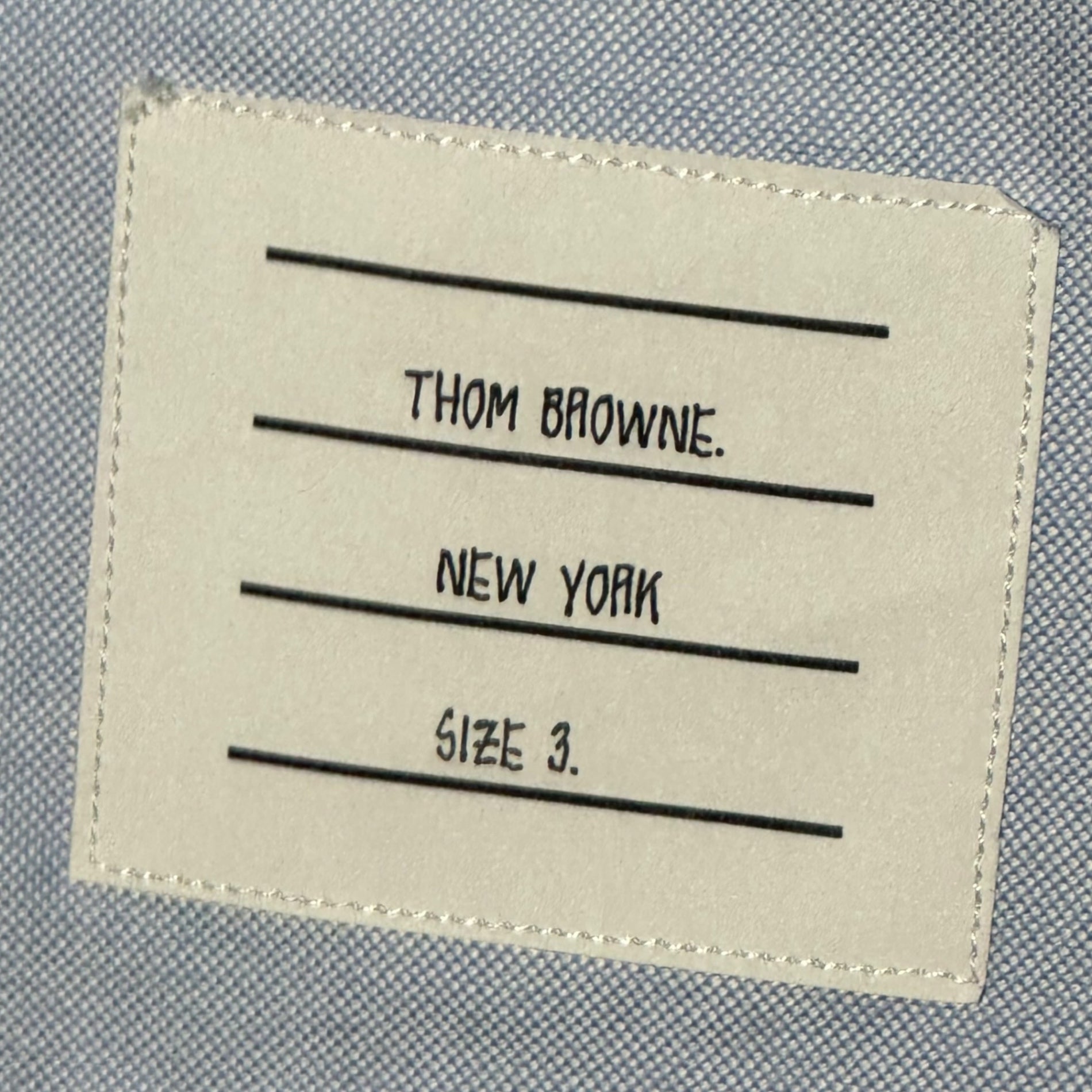 THOM BROWNE(トムブラウン) 17SS THREE PANEL BD PC L/S SHIRT IN SOLID OXFORD 3パネル ボタンダウン 長袖 オックスフォード シャツ MWL208A-00145 960 3(L程度) トリコロールカラー