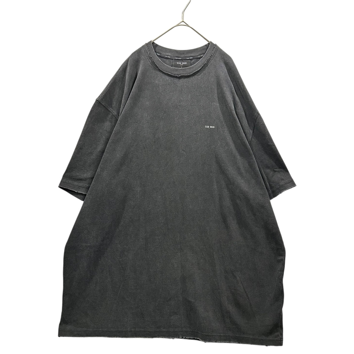 TEAM WANG DESIGN(チームワンデザイン) TEAM TOKYO EXCLUSIVE TEE ヴィンテージ加工 Tシャツ TW-FW25A466 2 ブラック