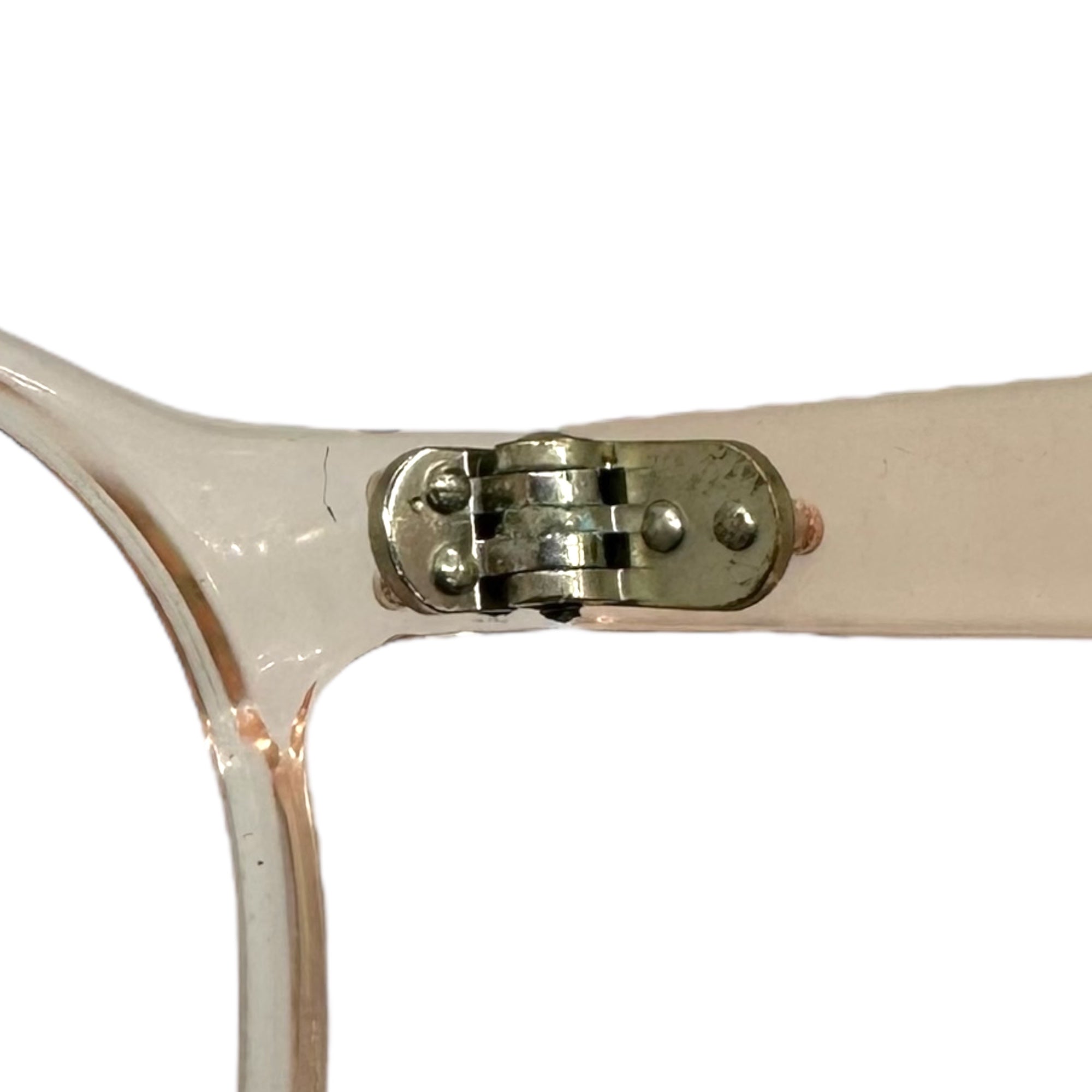 French Vintage(フランスヴィンテージ) 40's Wellington Celluloid Eyeglass Frames ウェリントン セルロイド メガネ フレーム ローズ 40年代 芯なし ジュラ地方 眼鏡 サングラス