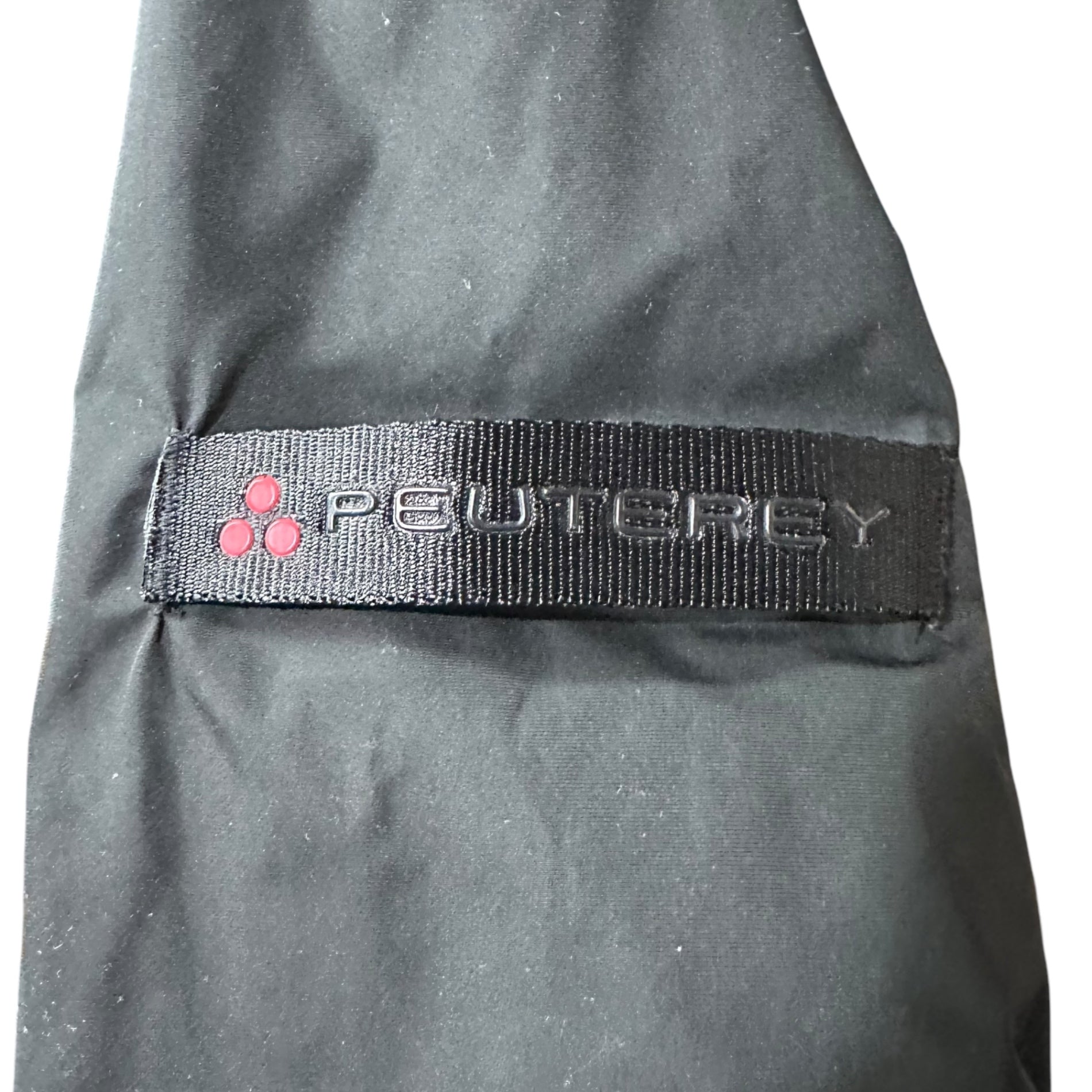 PEUTEREY(ピューテリー) Polyester Sleeve Logo Hunting Long Jacket ポリエステル 袖ロゴ ハンティング ロング ジャケット CS01-2010-399 52(L~XL) ブラック