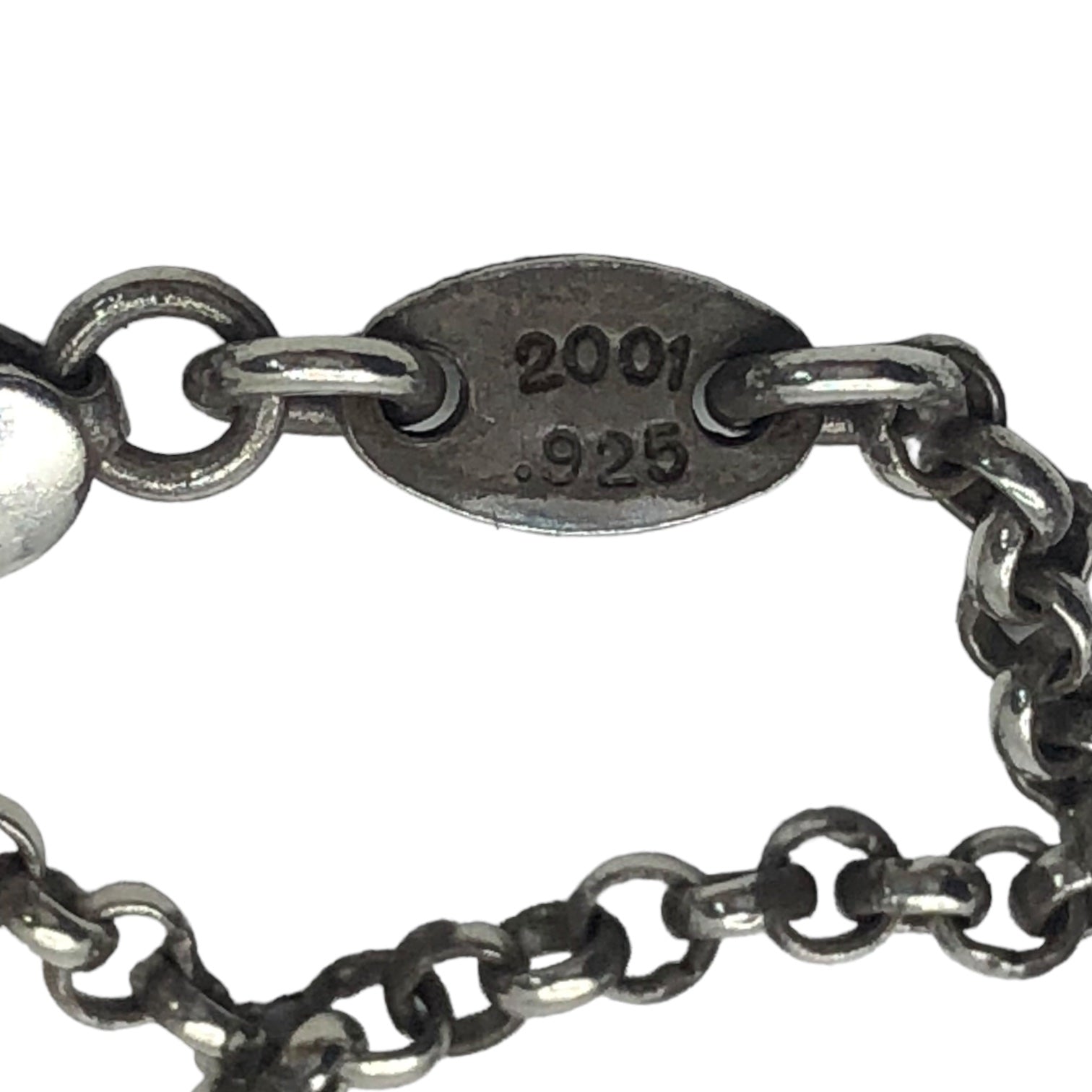 CHROME HEARTS(クロムハーツ) CUTOUT CROSS DOG TAG & BABY FAT ROLL CHAIN NECKLACE カットアウト クロス ドックタグ & ベイビー ファット ロール チェーン ネックレス シルバー クロムハーツ東京 インボイス付