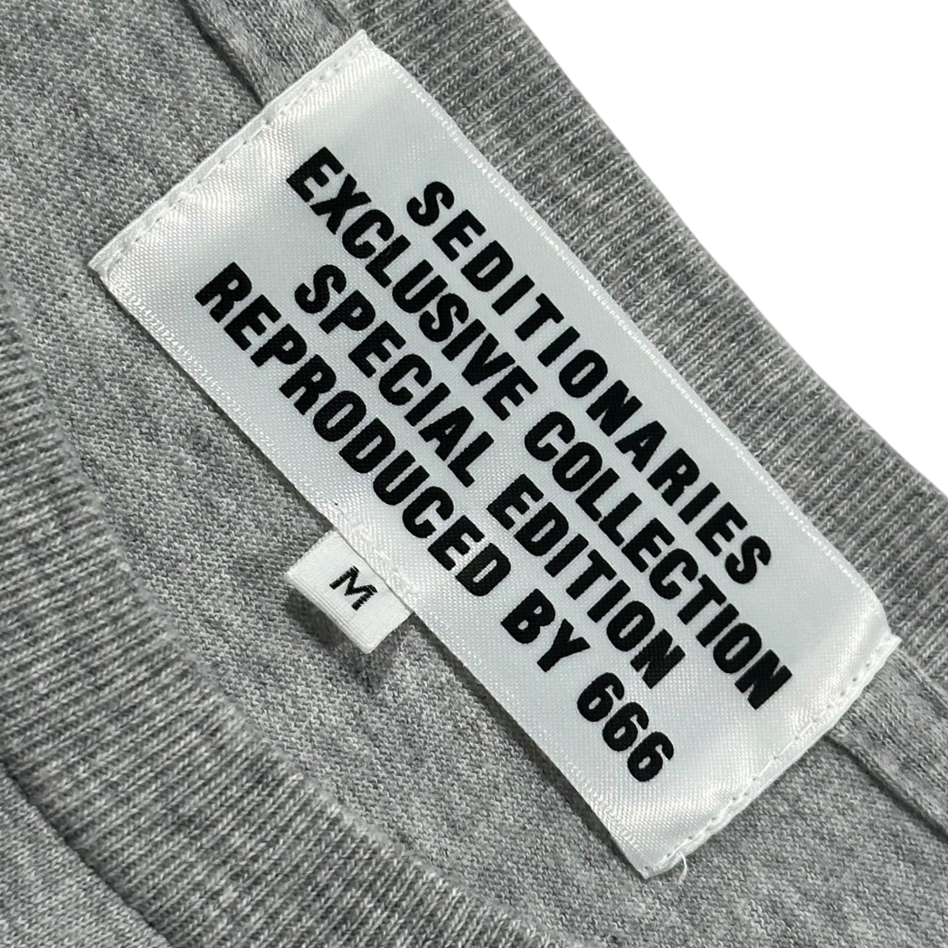SEDITIONARIES by 666(セディショナリーズ バイ666) "CHUCK BERRY" Tee プリント Tシャツ M グレー