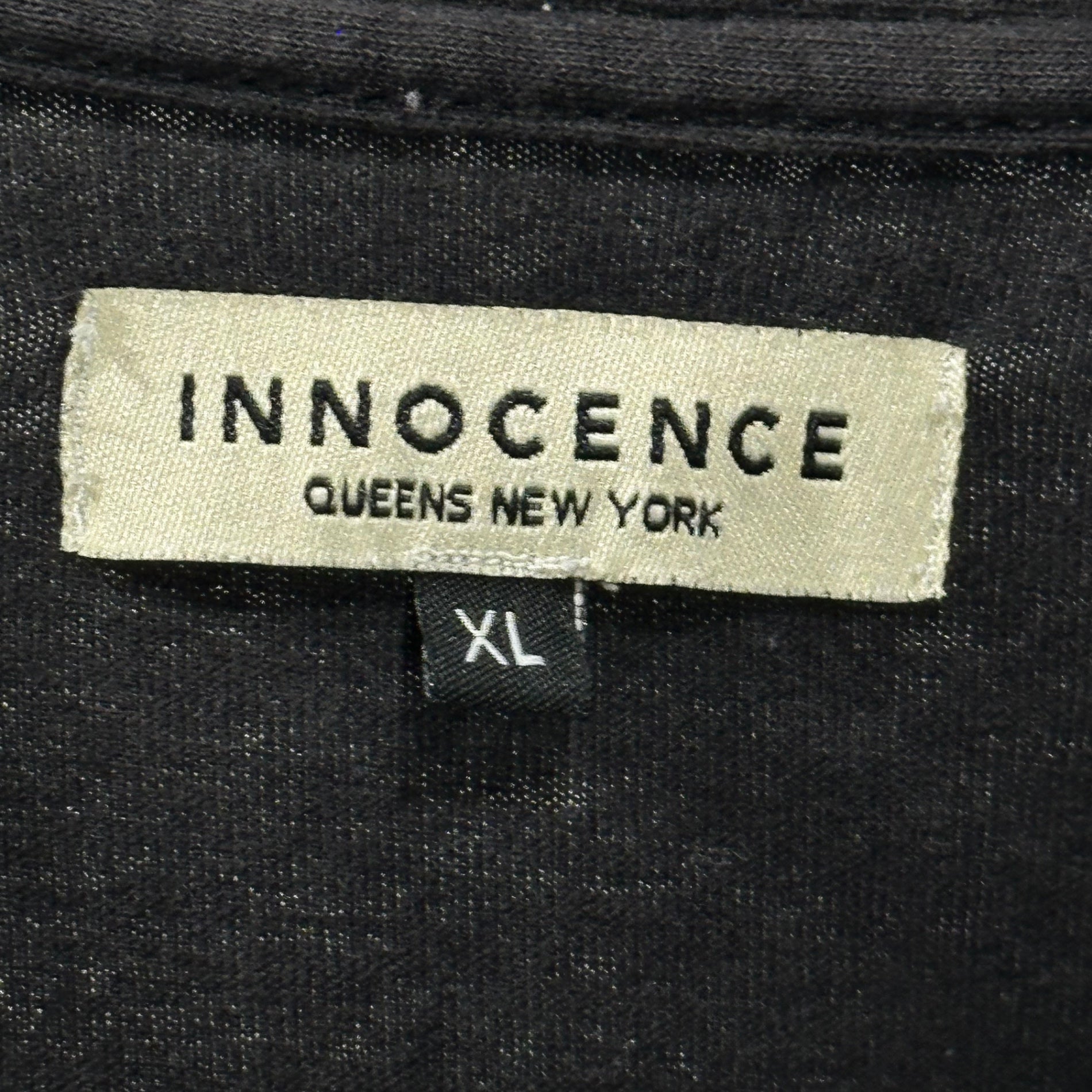INNOCENCE(イノセンス) 2022SS ”JOYFUL LOVE” Tee ヴィンテージ加工 Tシャツ XL ブラック