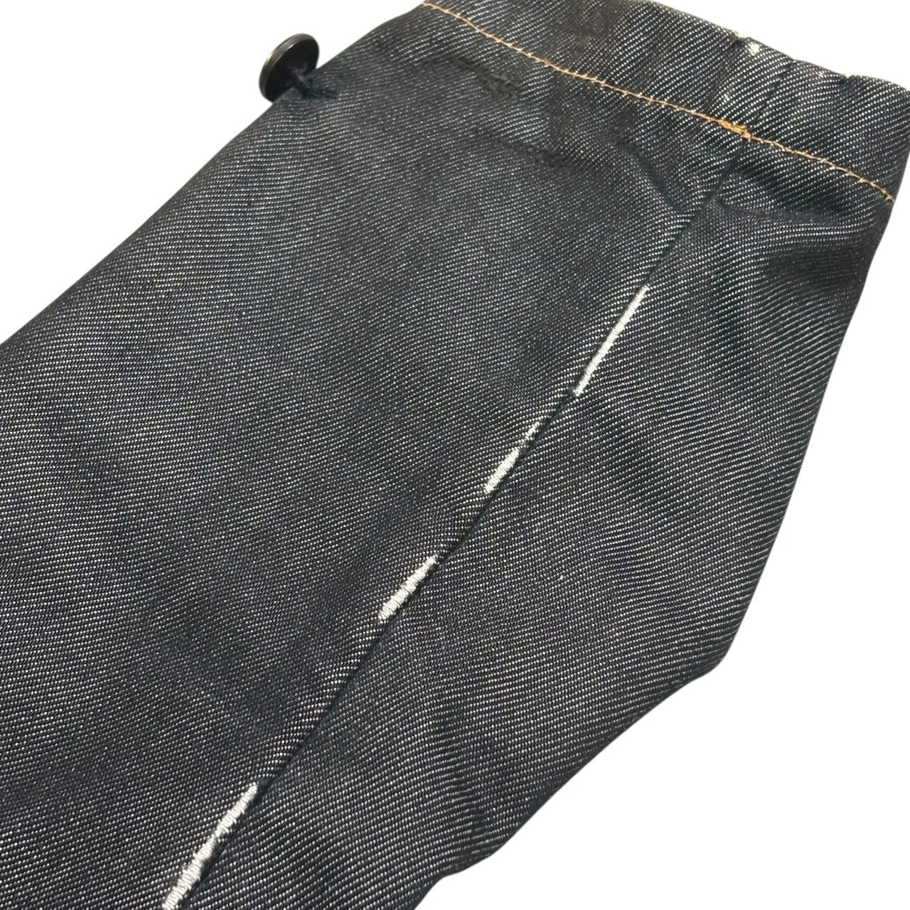 COMME des GARCONS HOMME(コムデギャルソンオム) 90's~00's Denim Zip Up Denim Jacket 田中オム デニム ジップアップ デニム ジャケット S グレー 90年代~ ヴィンテージ ブルゾン スイングトップ