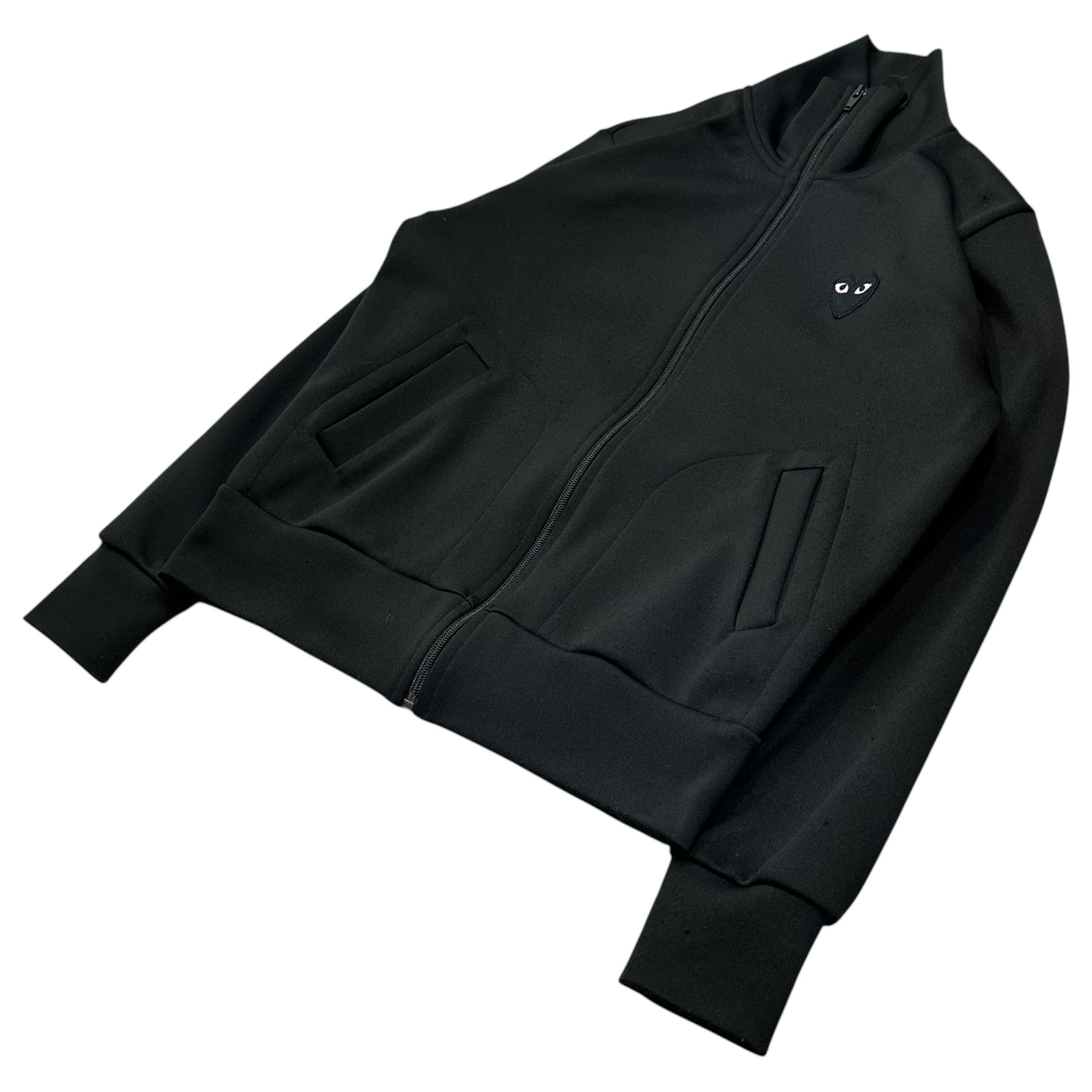 PLAY COMME des GARCONS(プレイコムデギャルソン) Heart Patch Track Jacket ハート ワッペン トラック ジャケット AZ-T255 L ブラック AD2018