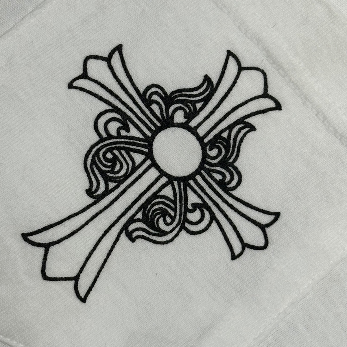 CHROME HEARTS(クロムハーツ) Old T-Bar CH Cross Pocket T-Shirt オールド Tバー CHクロス ポケットTシャツ M ホワイト×ブラック