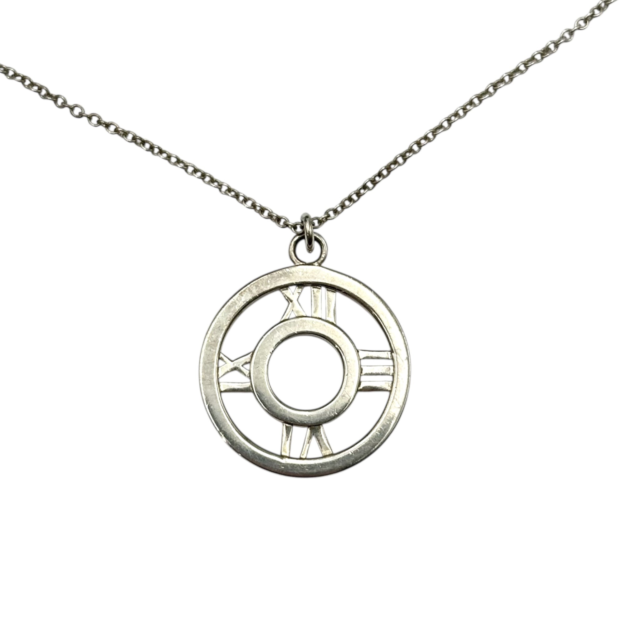 TIFFANY & CO.(ティファニー) Atlas Open Medallion Pendant Necklace アトラス オープン メダリオン ペンダント ネックレス シルバー