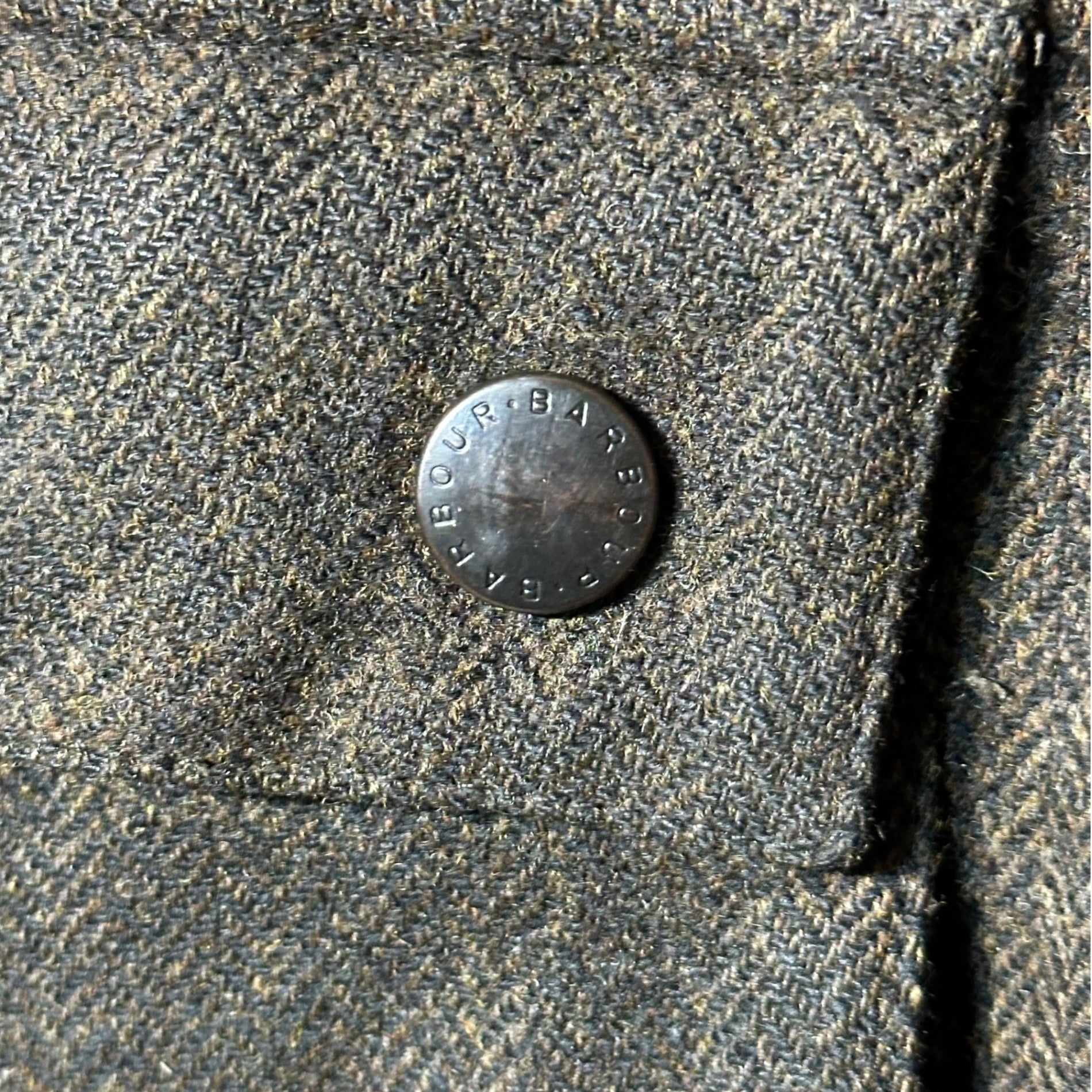 Barbour(バブアー) BEDALE SL ビデイル ワックス ツイード ジャケット 1402203 36(S程度) ブラウン オイルド