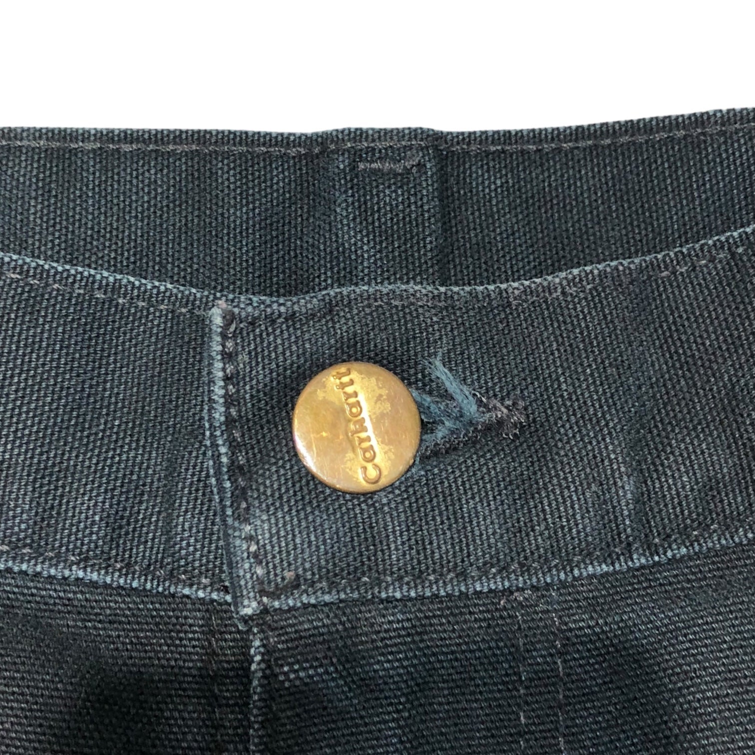 carhartt(カーハート) double knee painter pants ダブルニー ペインター パンツ USA製 29×34 ブラック ダック地 ワーク