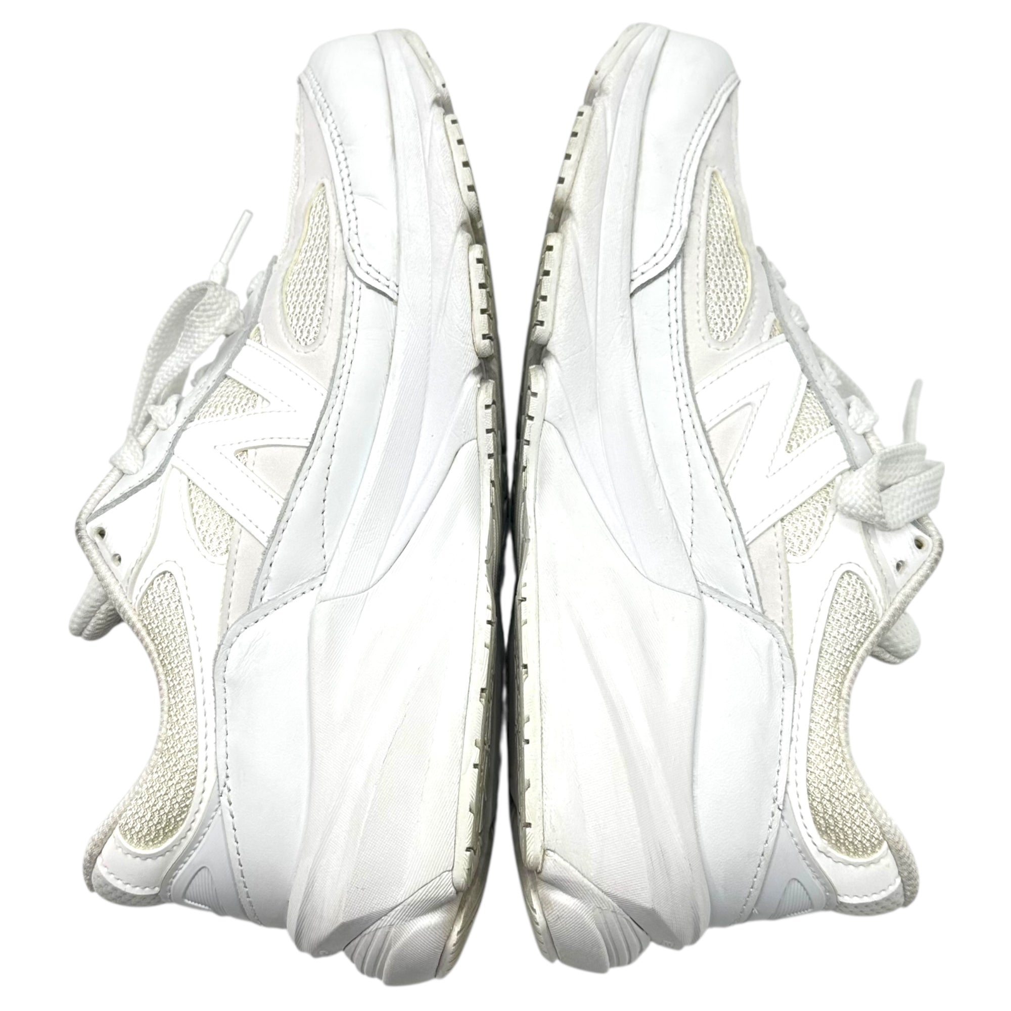 COMME des GARCONS HOMME × NEW BALANCE(コムデギャルソンオム × ニューバランス) Made in USA 990v6 ローカット メッシュ スニーカー U990CD6 27.0cm ホワイト