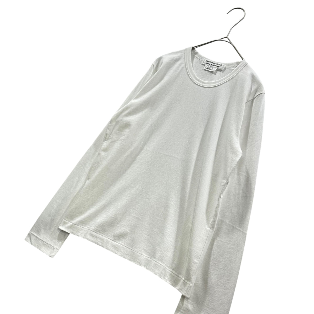 COMME des GARCONS COMME des GARCONS(コムデギャルソンコムデギャルソン) 2009AW Basic L/S T-shirt ベーシック 長袖 カットソー RD-T026 XS ホワイト AD2009