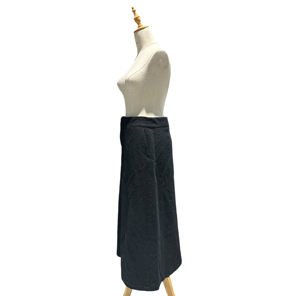 COMME des GARCONS(コムデギャルソン) 2000AW Wool Felted Long Skirt ウール縮絨 ロング スカート GS-04066S S ブラック AD2000