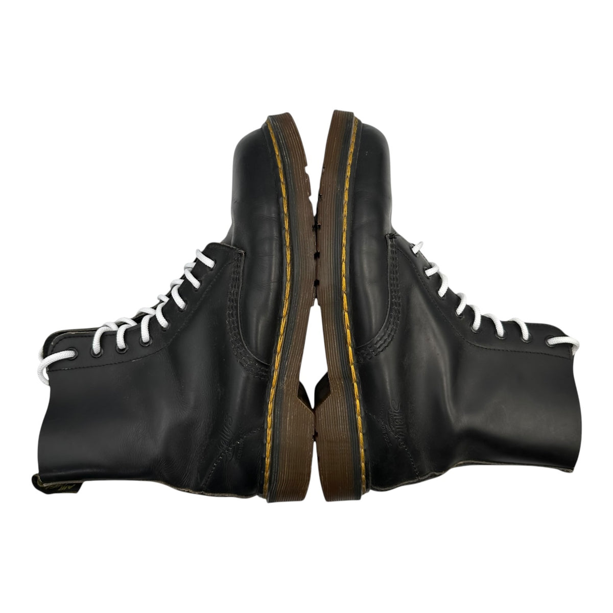 DR.MARTENS×Shellys of London(ドクターマーチン×シェリーズオブロンドン) 1990's England made 8 Hall Boots イングランド製 8ホール ブーツ 24=(UK6 25.5cm程度) ブラック 90s 90年代 ヴィンテージ UK