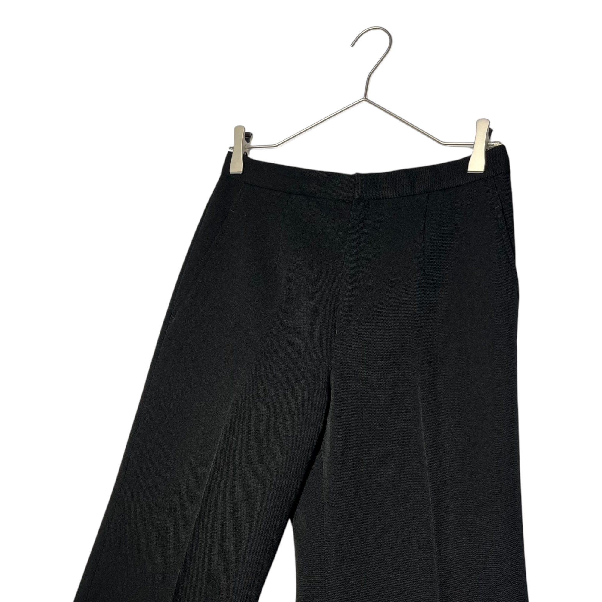 tricot COMME des GARCONS(トリココムデギャルソン) 00's wide straight wool slacks 00's ワイド ストレート ウール スラックス TD-P030 M ブラック AD2001